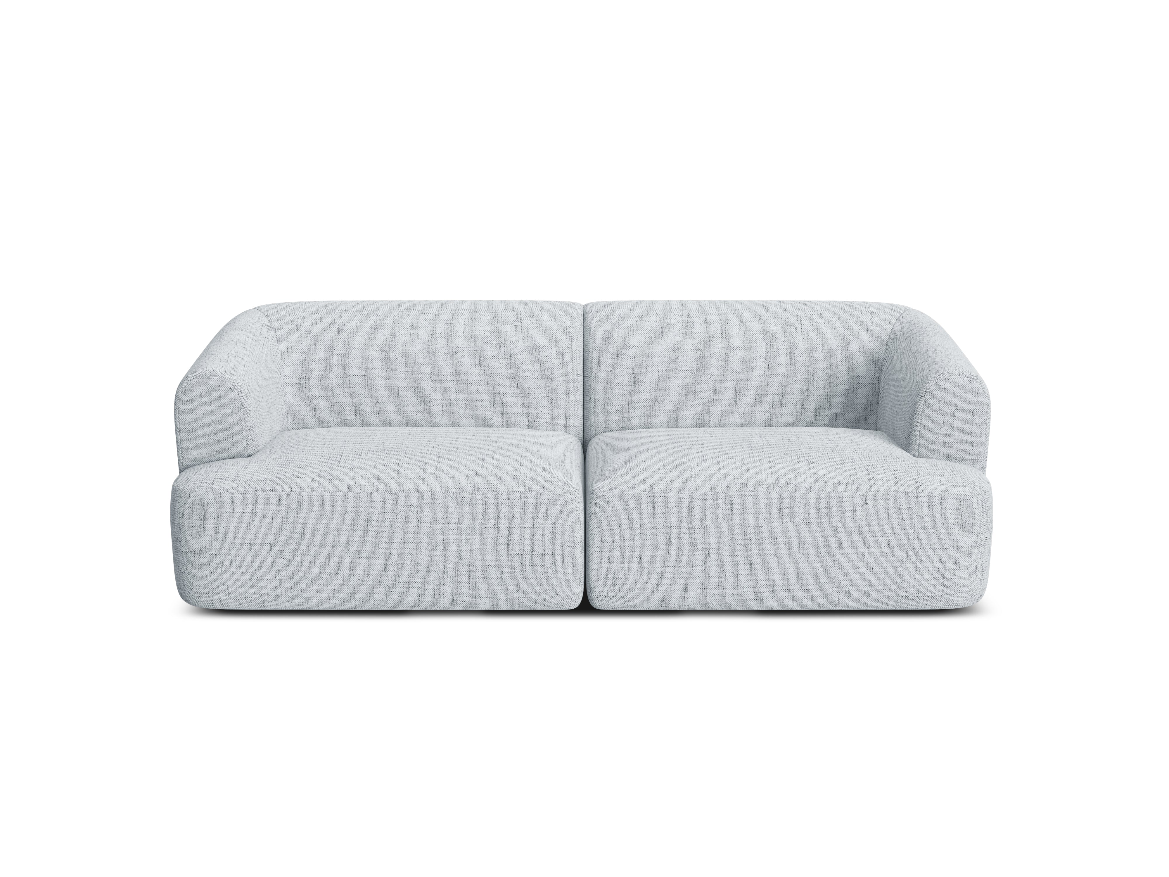 Sofa 3-osobowa CAMPI jasnoszary szenil - Image 4