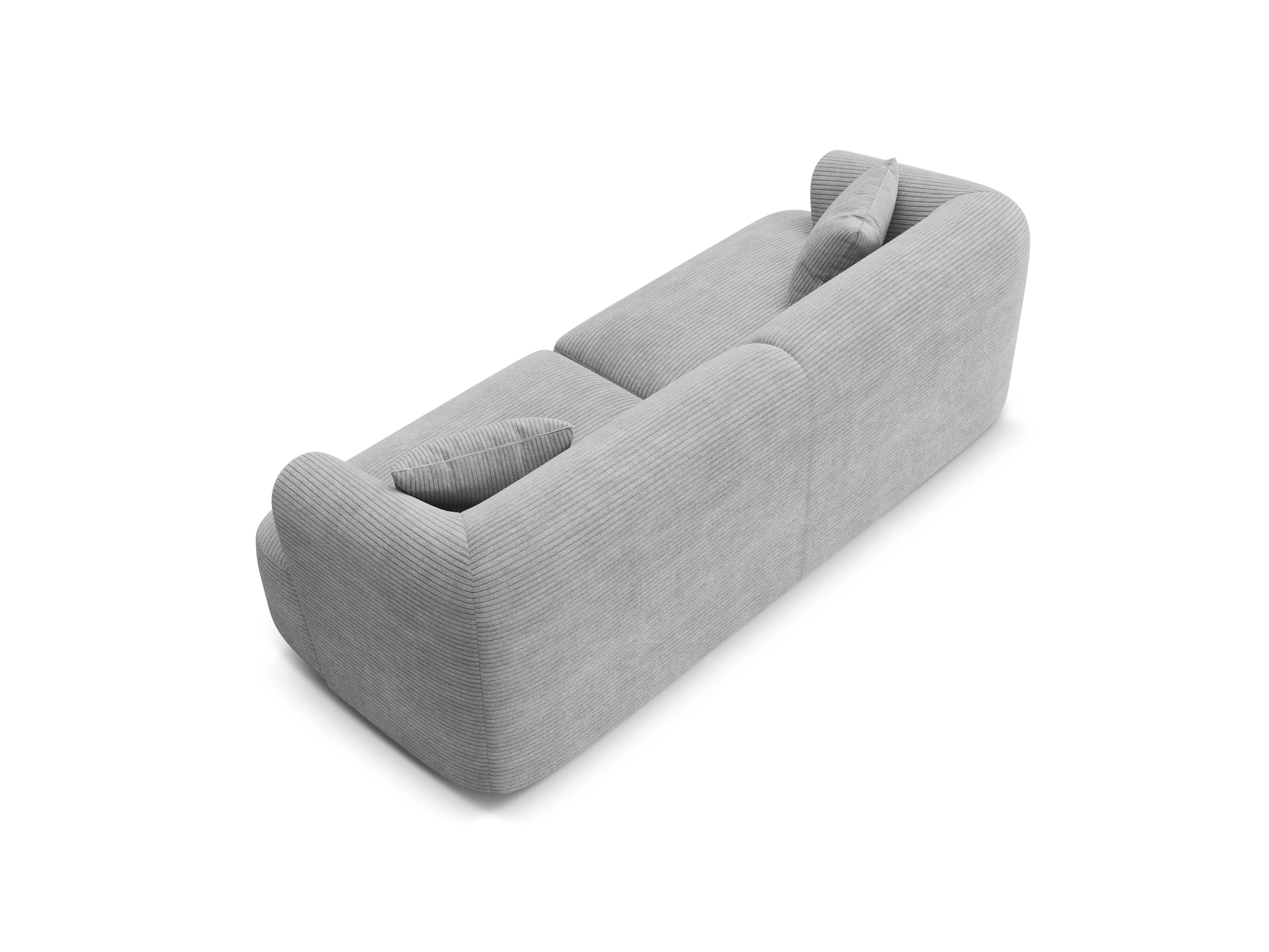 Sofa 3-osobowa CAMPI jasnoszary sztruks - Image 5