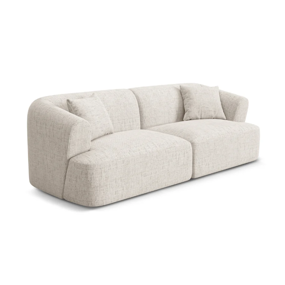 Sofa 3-osobowa CAMPI kremowy szenil