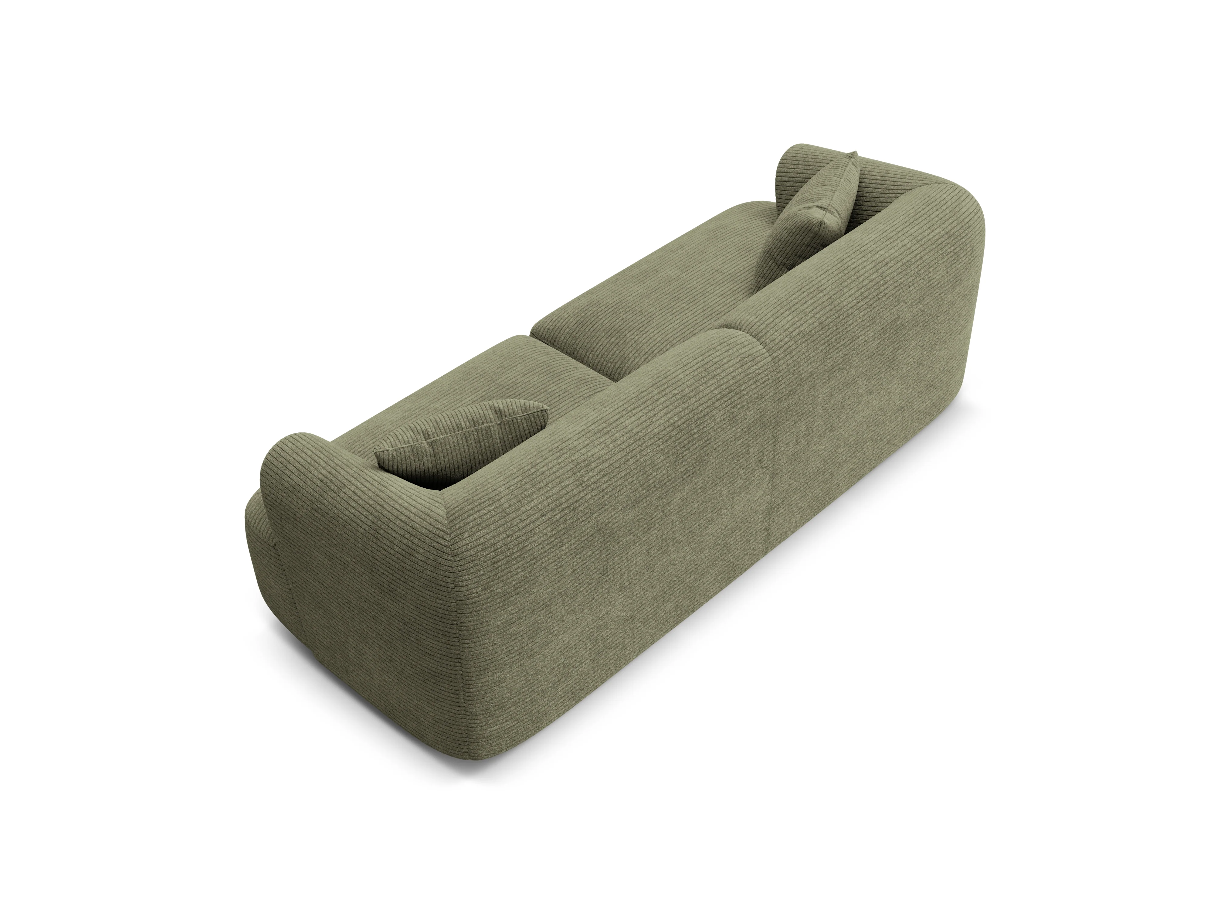 Sofa 3-osobowa CAMPI zielony sztruks - Image 3