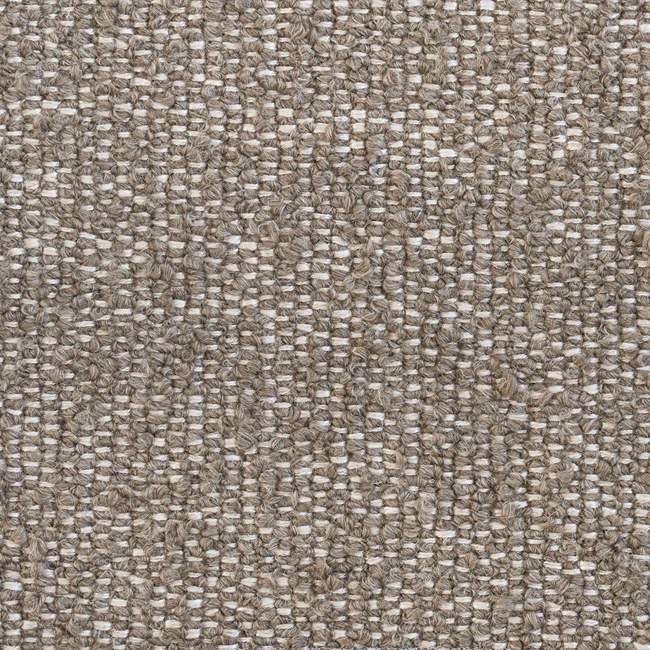 Sofa 3-osobowa CHIMNEY brązowy boucle z czarną podstawą - Image 6