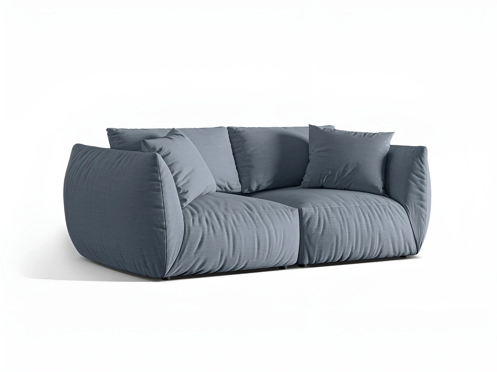 Sofa 3-osobowa CHRIS jasnoniebieski szenil - Image 4