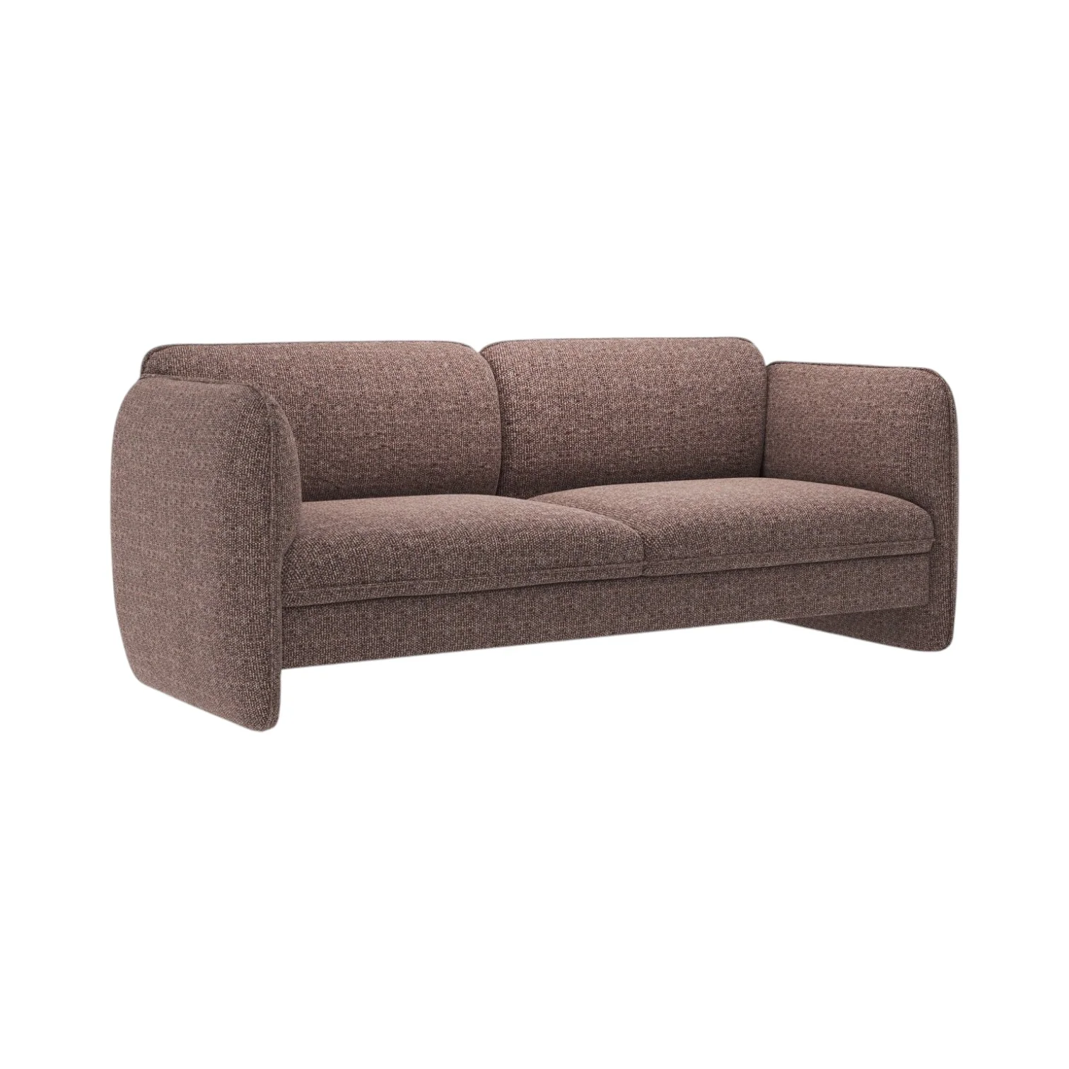 Sofa 3-osobowa GEORGIA brązowy szenil