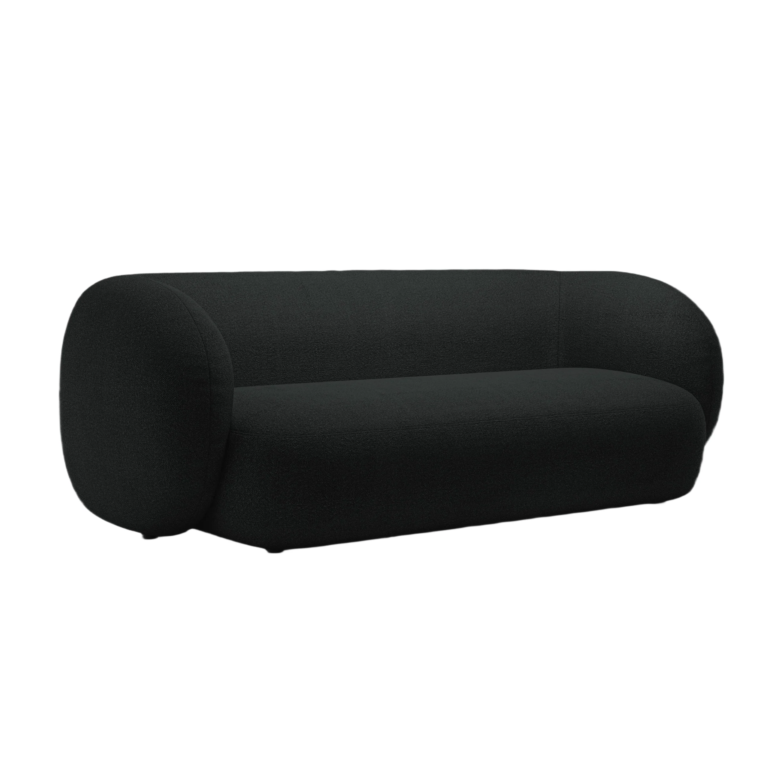 Sofa 3-osobowa KATE czarny boucle