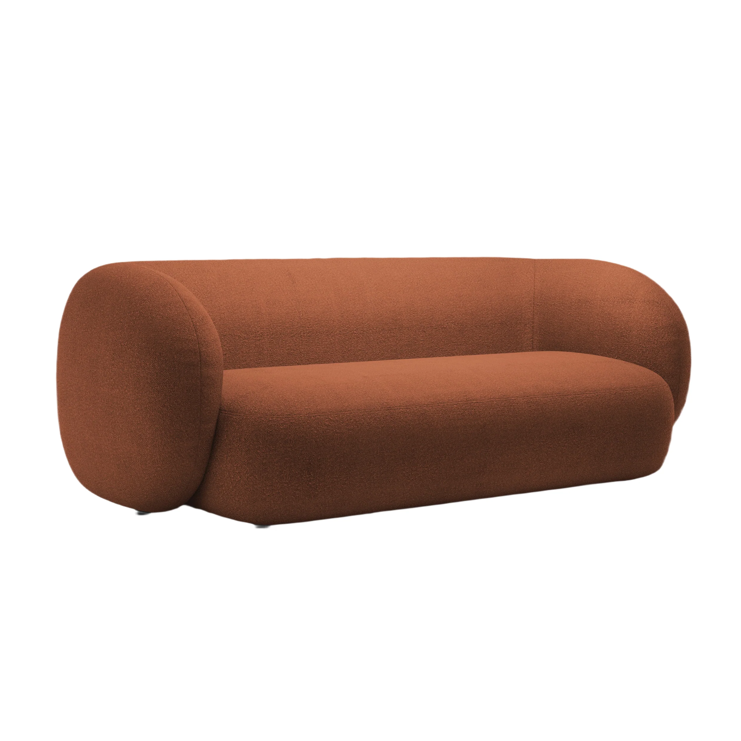 Sofa 3-osobowa KATE terracotta boucle