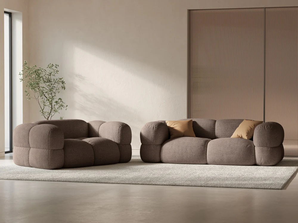 Sofa 3-osobowa LORETTO cappuccino - Image 2
