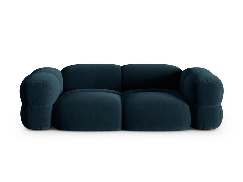 Sofa 3-osobowa aksamitna LORETTO petrol - Image 3