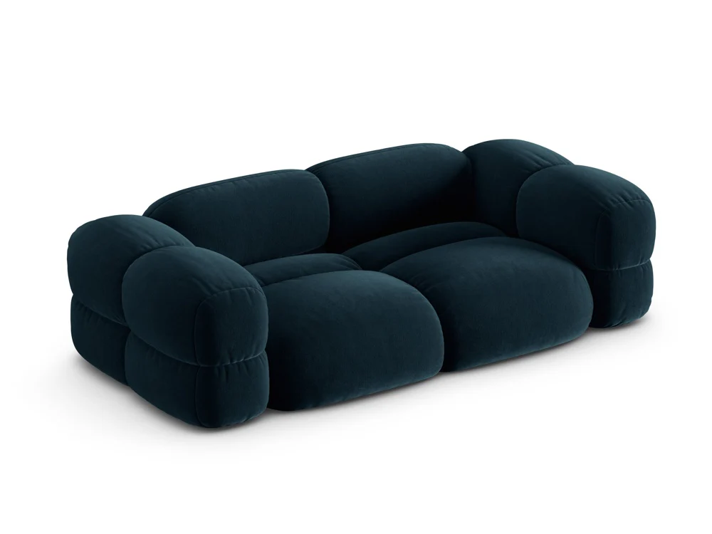 Sofa 3-osobowa aksamitna LORETTO petrol - Image 4