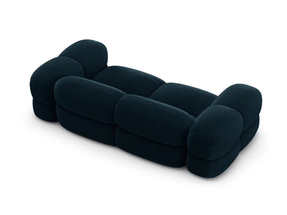 Sofa 3-osobowa aksamitna LORETTO petrol - Image 5