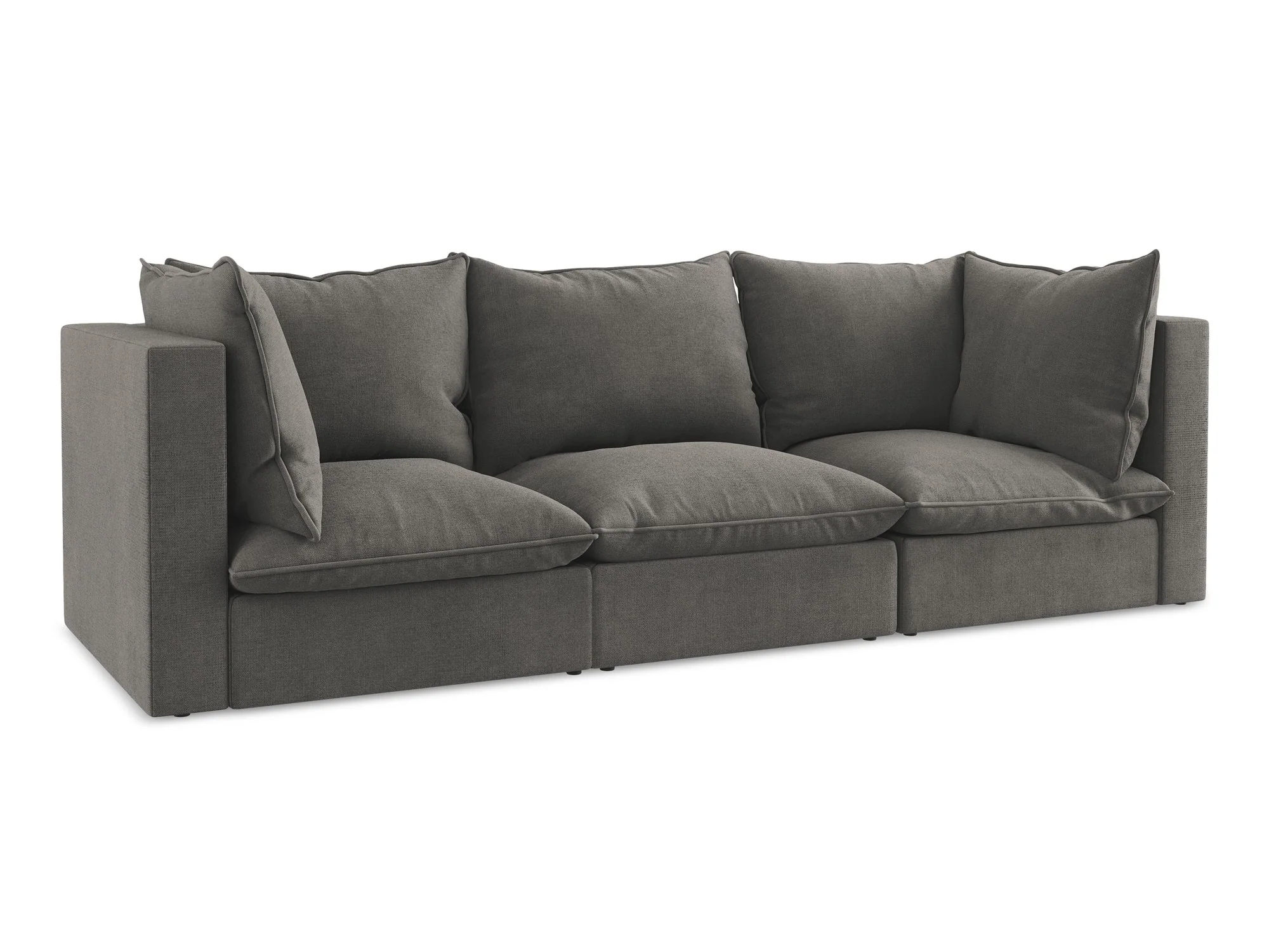 Sofa 3-osobowa MANAO ciemnoszary