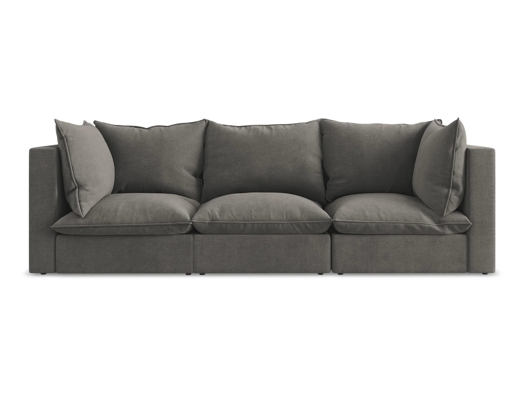 Sofa 3-osobowa MANAO ciemnoszary - Image 3