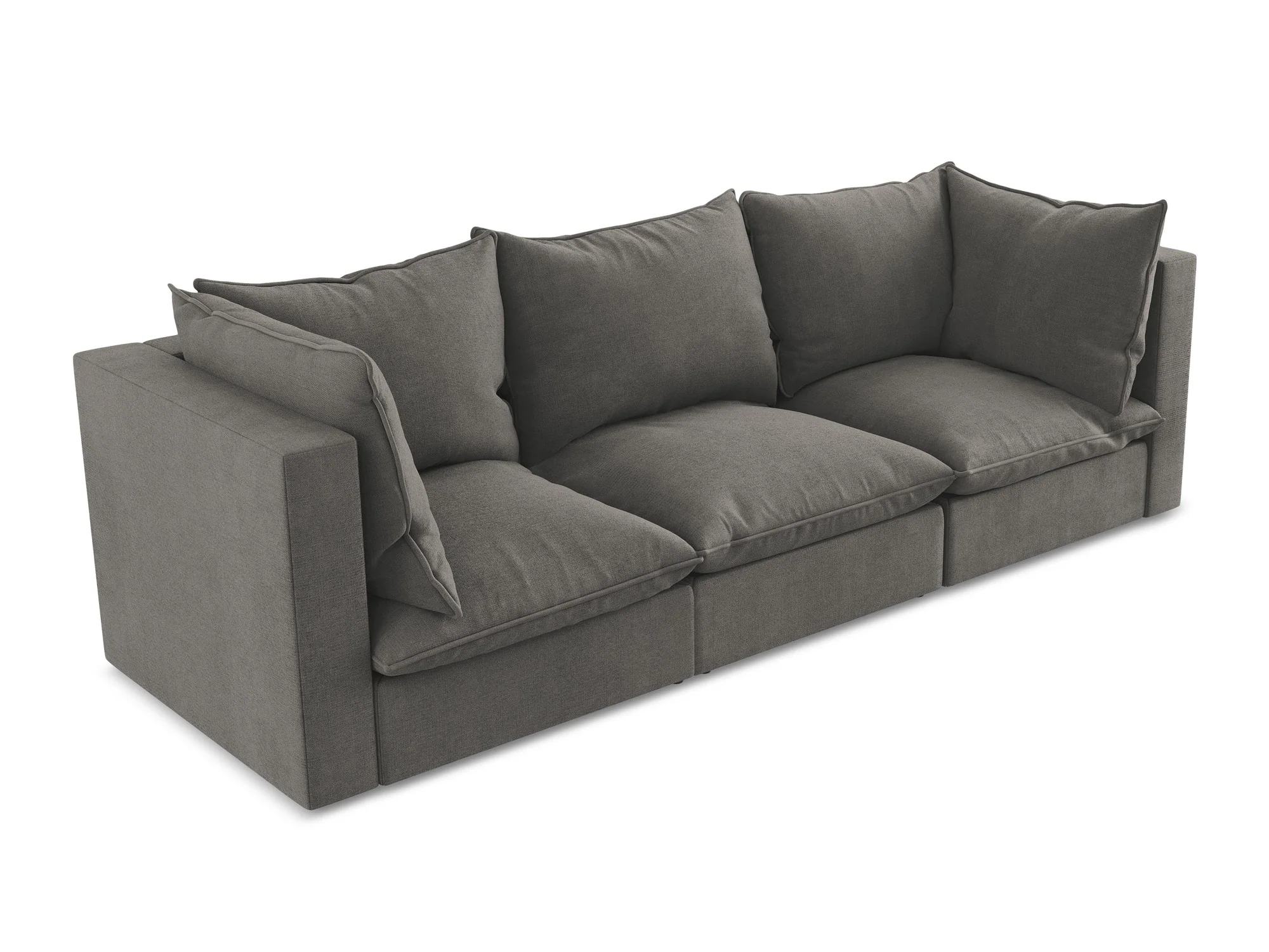 Sofa 3-osobowa MANAO ciemnoszary - Image 4