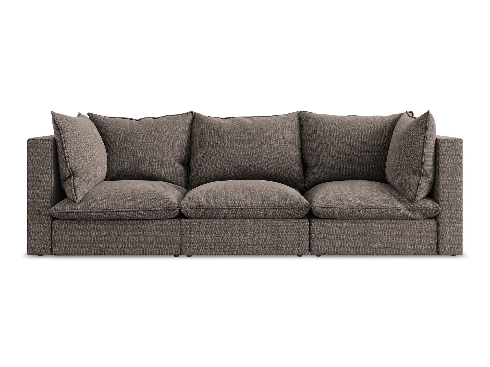 Sofa 3-osobowa MANAO czekoladowy boucle - Image 3