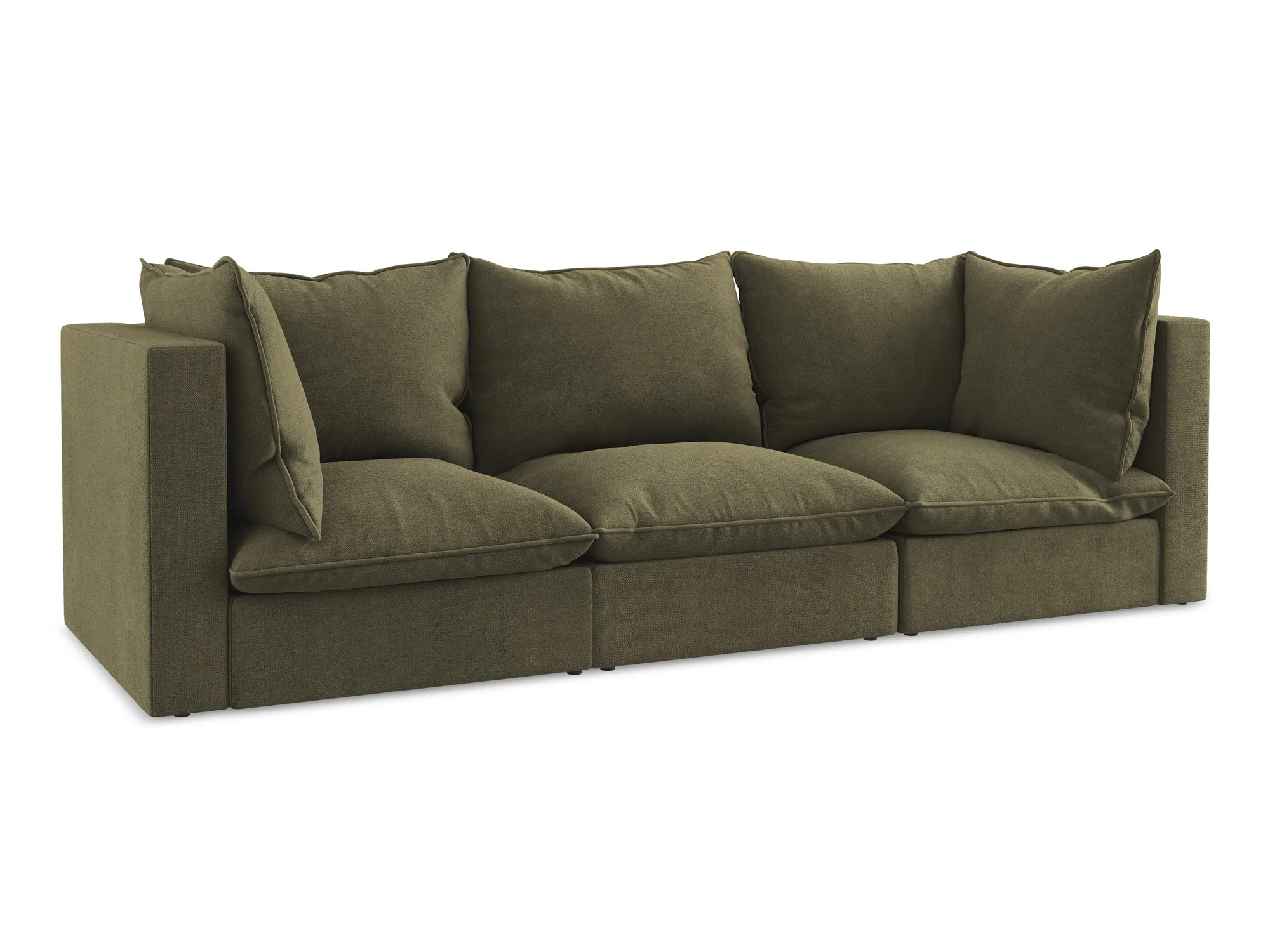 Sofa 3-osobowa MANAO oliwkowy