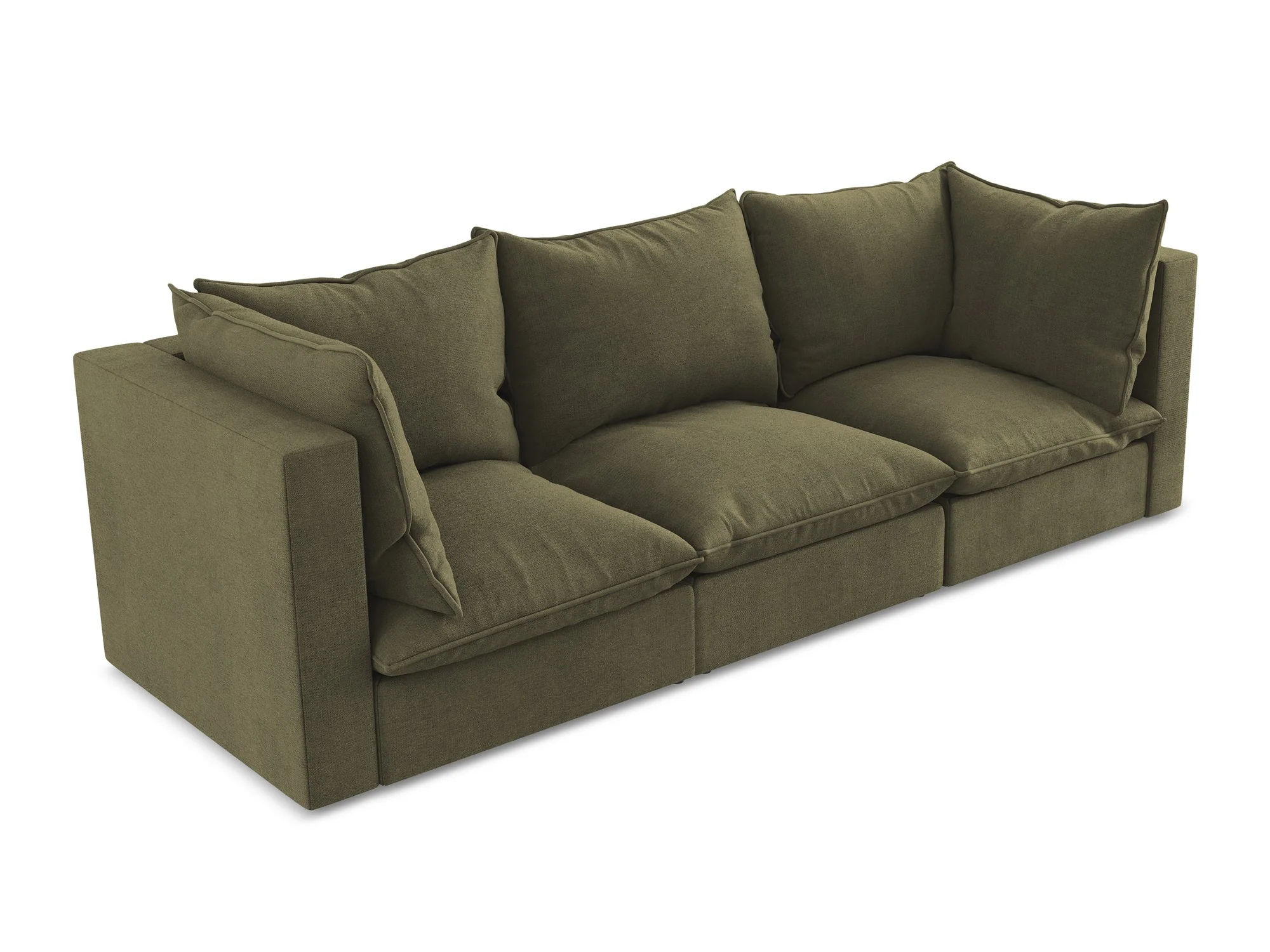 Sofa 3-osobowa MANAO oliwkowy - Image 4