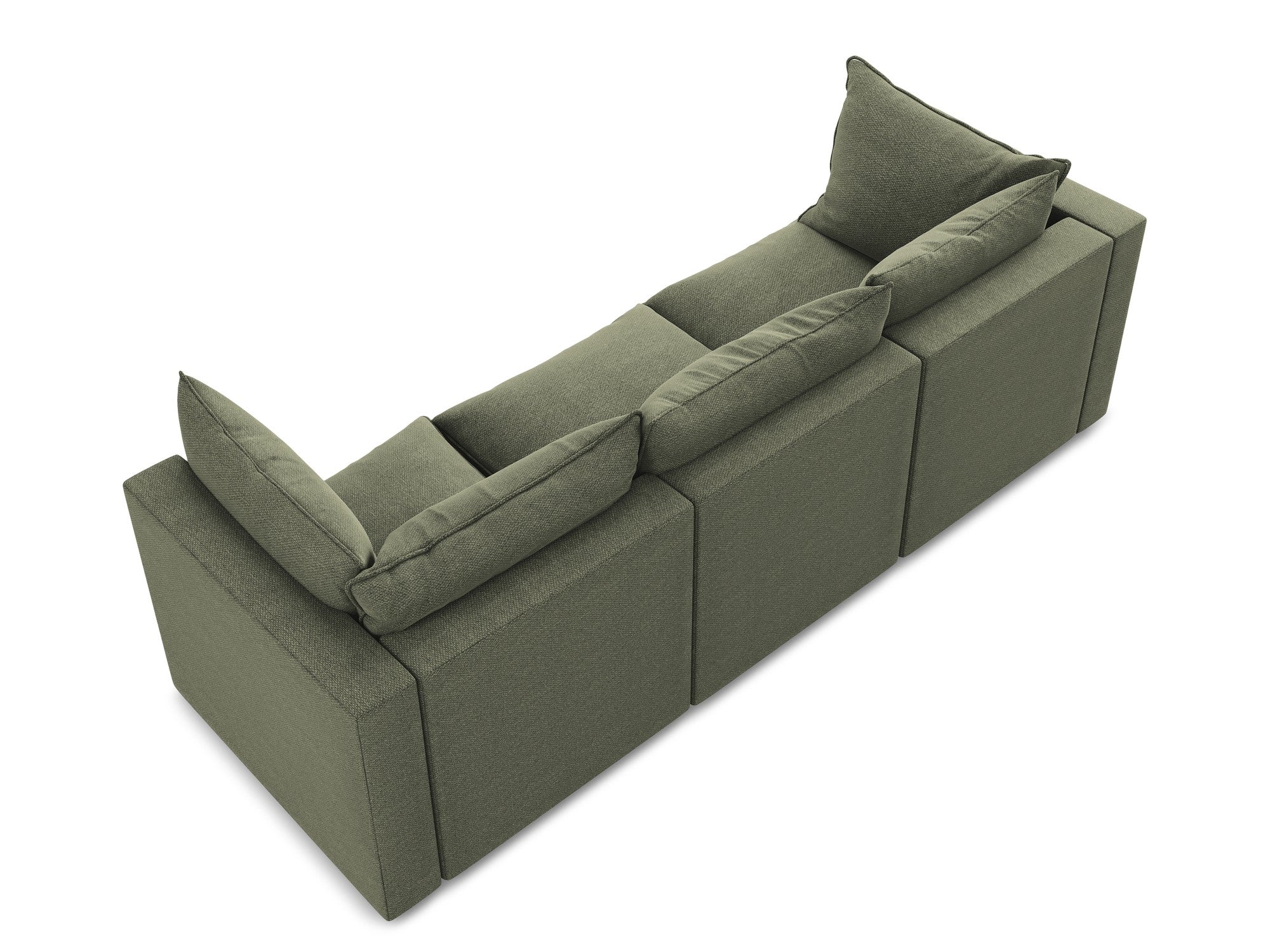 Sofa 3-osobowa MANAO oliwkowy boucle - Image 5