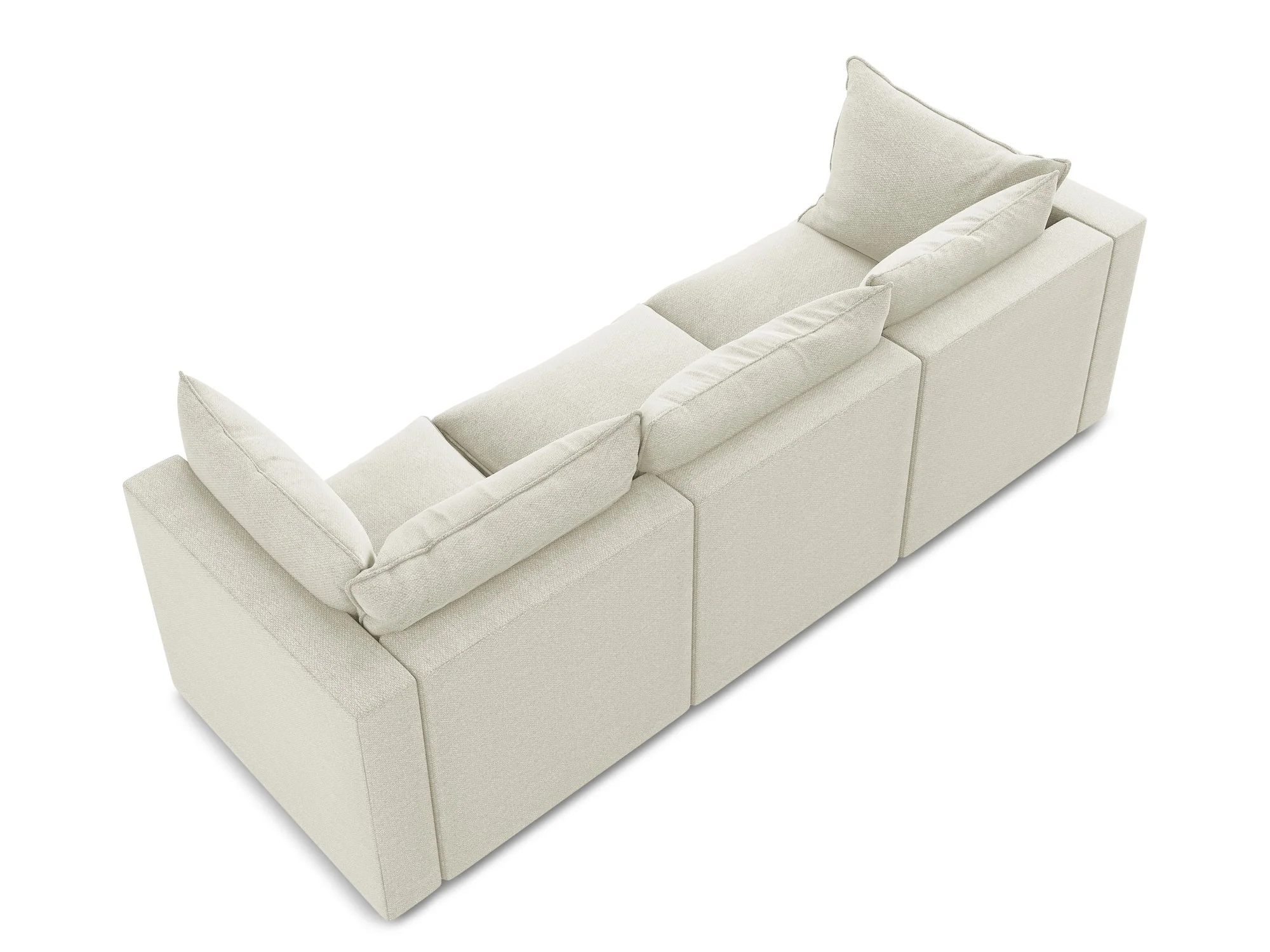 Sofa 3-osobowa MANAO piaskowy boucle - Image 5