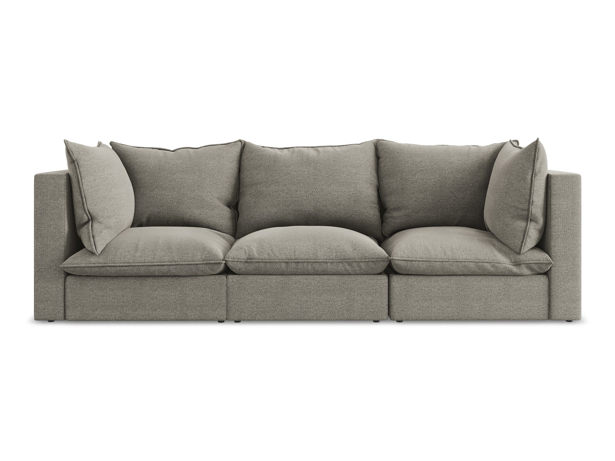 Sofa 3-osobowa MANAO szary boucle - Image 3