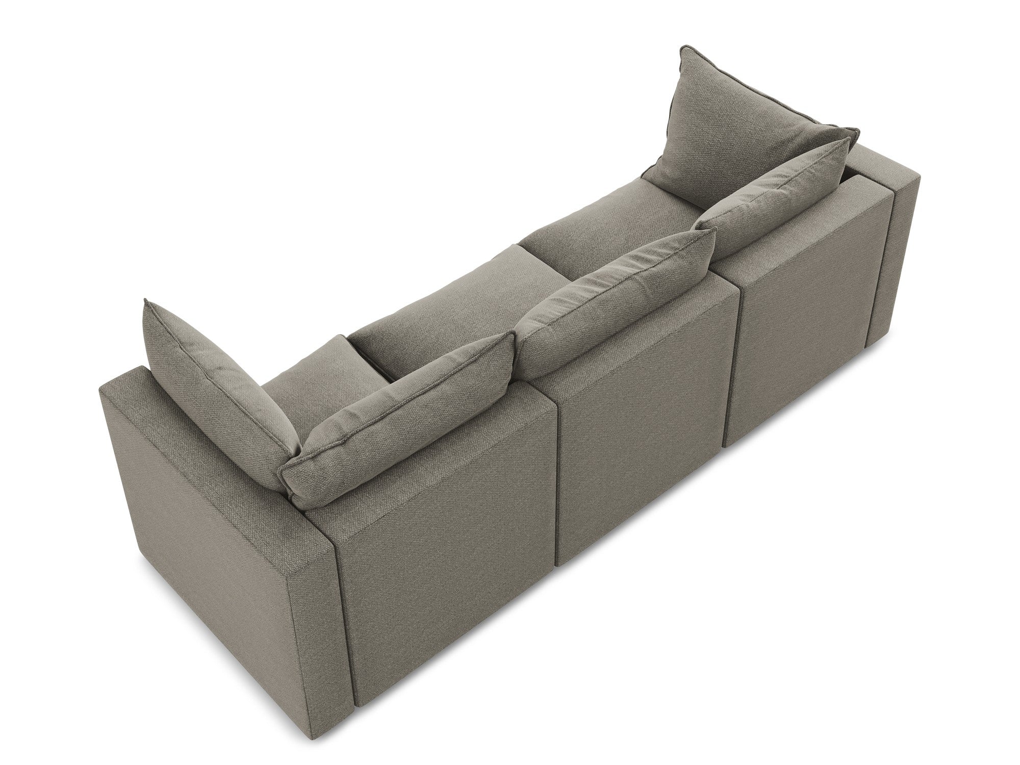 Sofa 3-osobowa MANAO szary boucle - Image 5