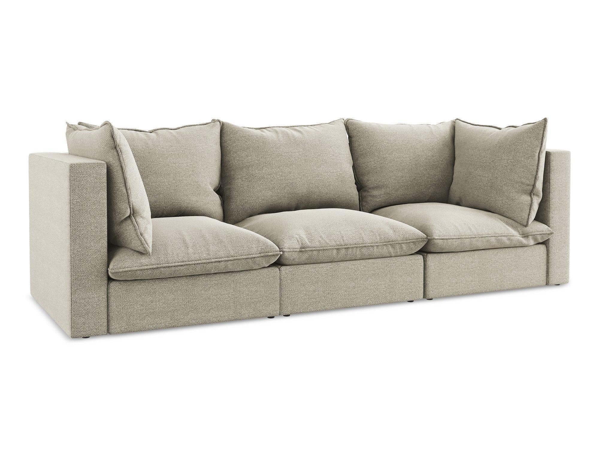 Sofa 3-osobowa MANAO taupe boucle