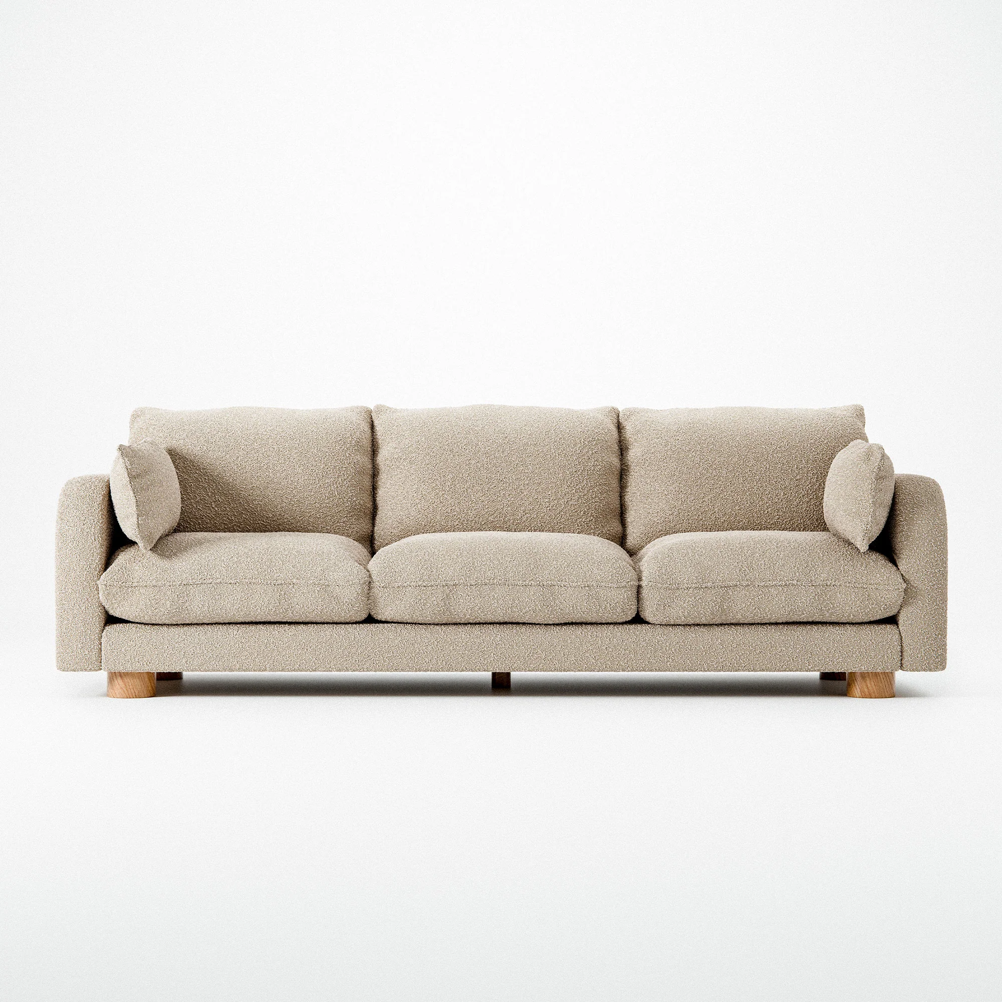 Sofa 3-osobowa MILES beżowy boucle - Image 7