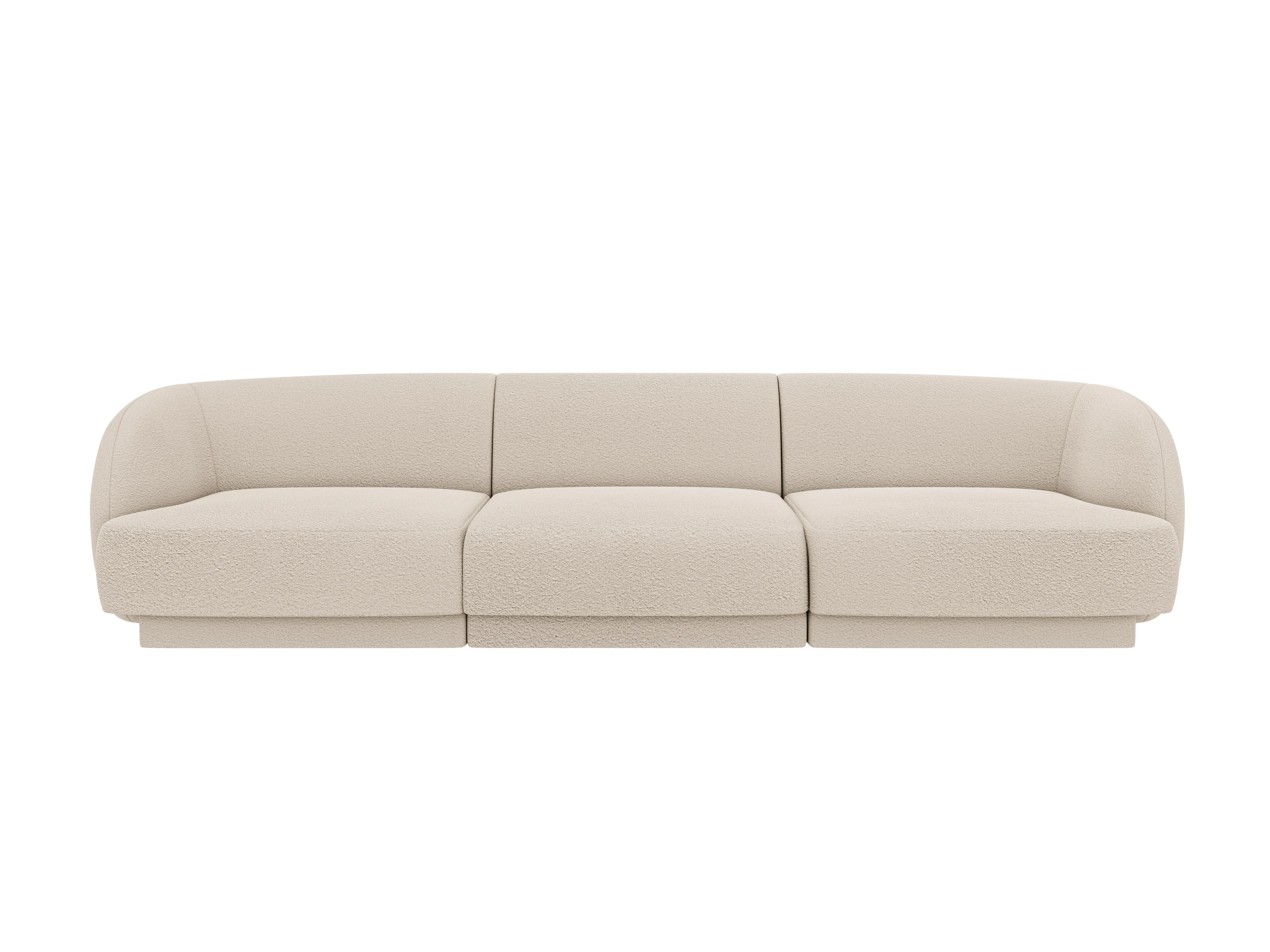 Sofa 3-osobowa MILEY beżowy boucle - Image 2
