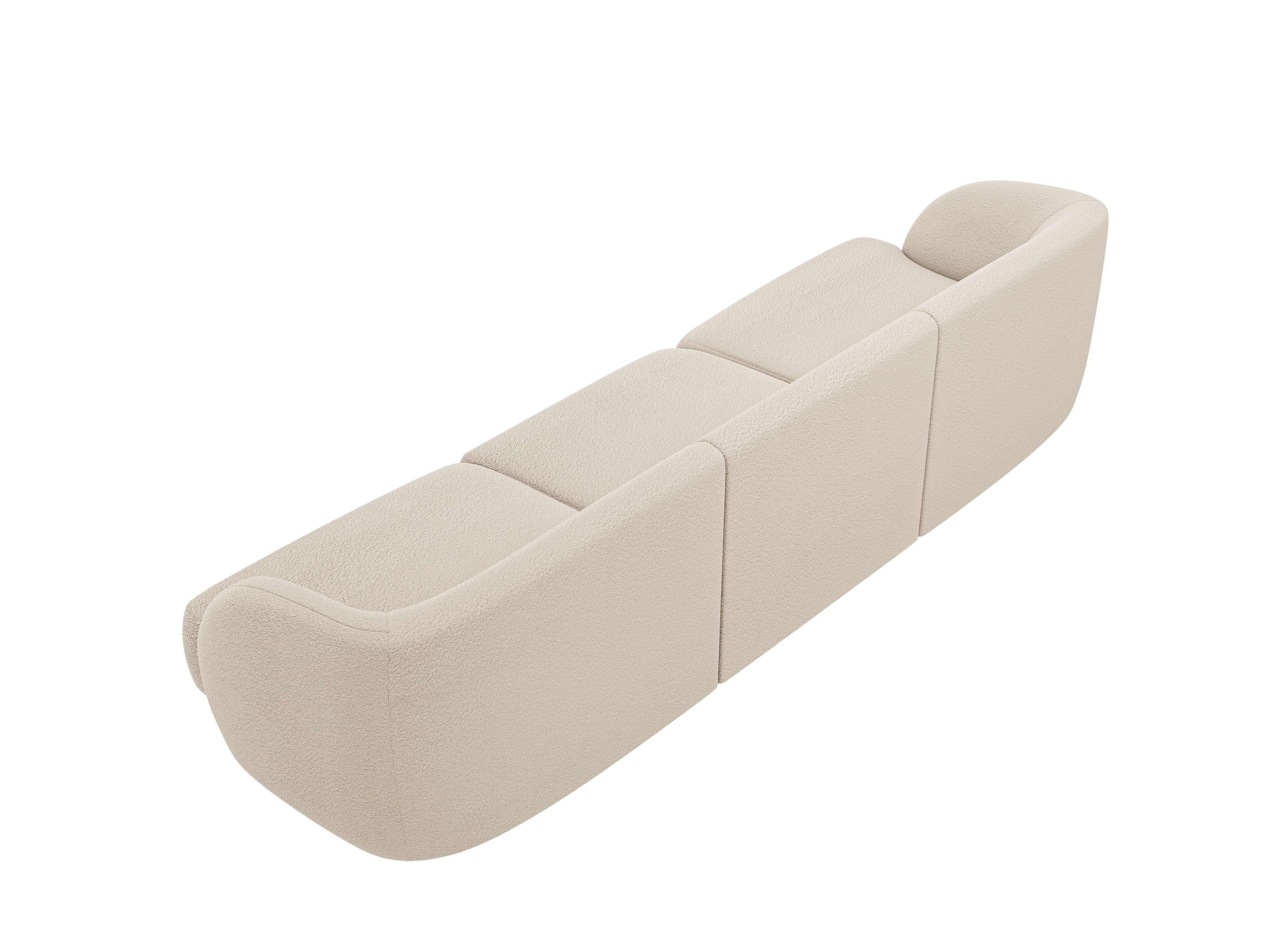 Sofa 3-osobowa MILEY beżowy boucle - Image 3