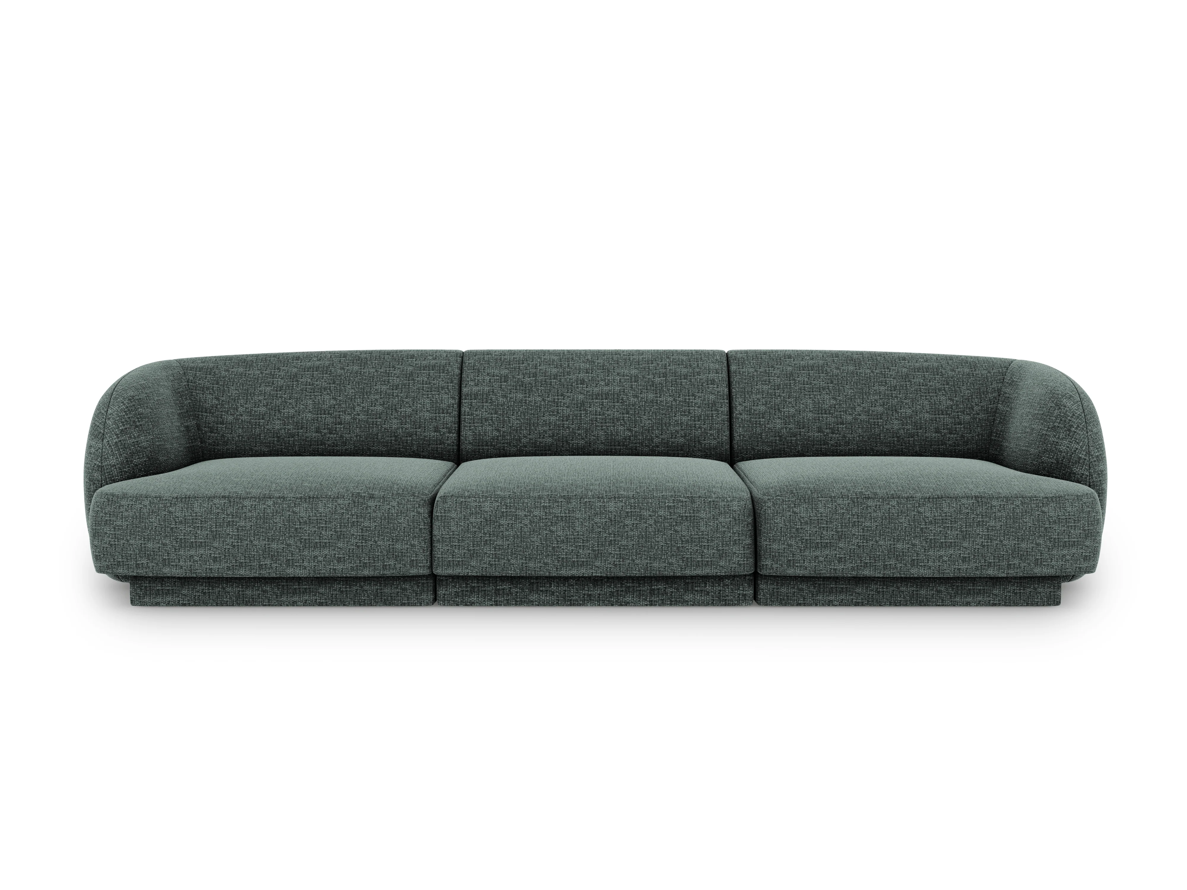 Sofa 3-osobowa MILEY petrol szenil jedwabisty - Image 2