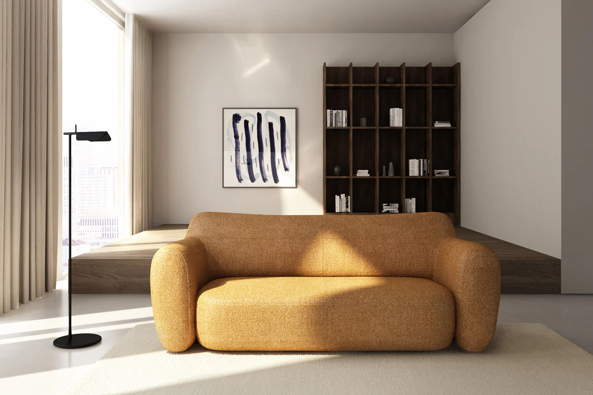 Sofa 3-osobowa MOMENTS tapicerowana - Image 2