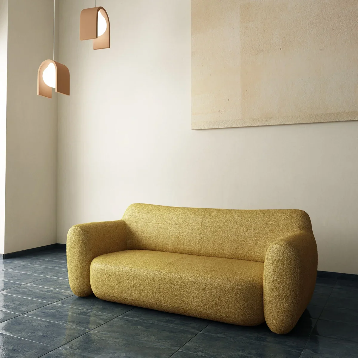 Sofa 3-osobowa MOMENTS tapicerowana - Image 6