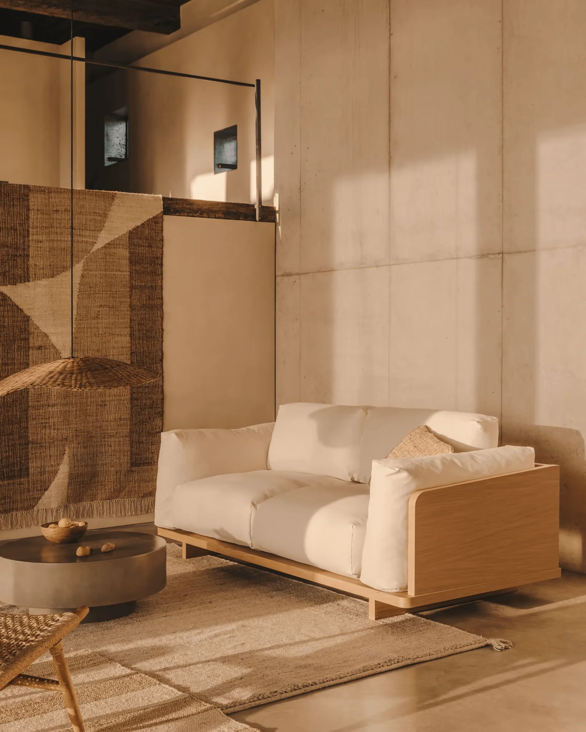 Sofa 3-osobowa OAQ beżowy - Image 2