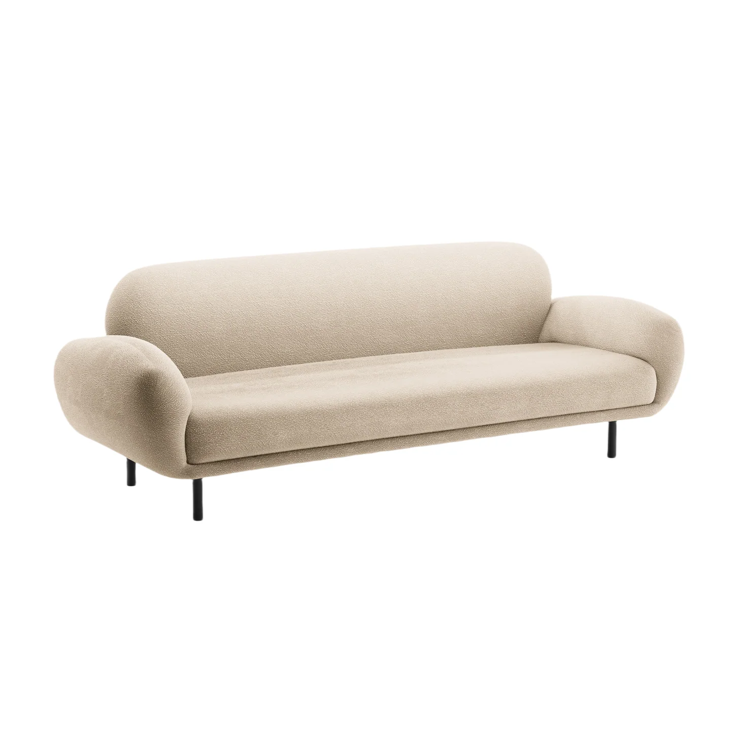 Sofa 3-osobowa POPPY beżowy boucle