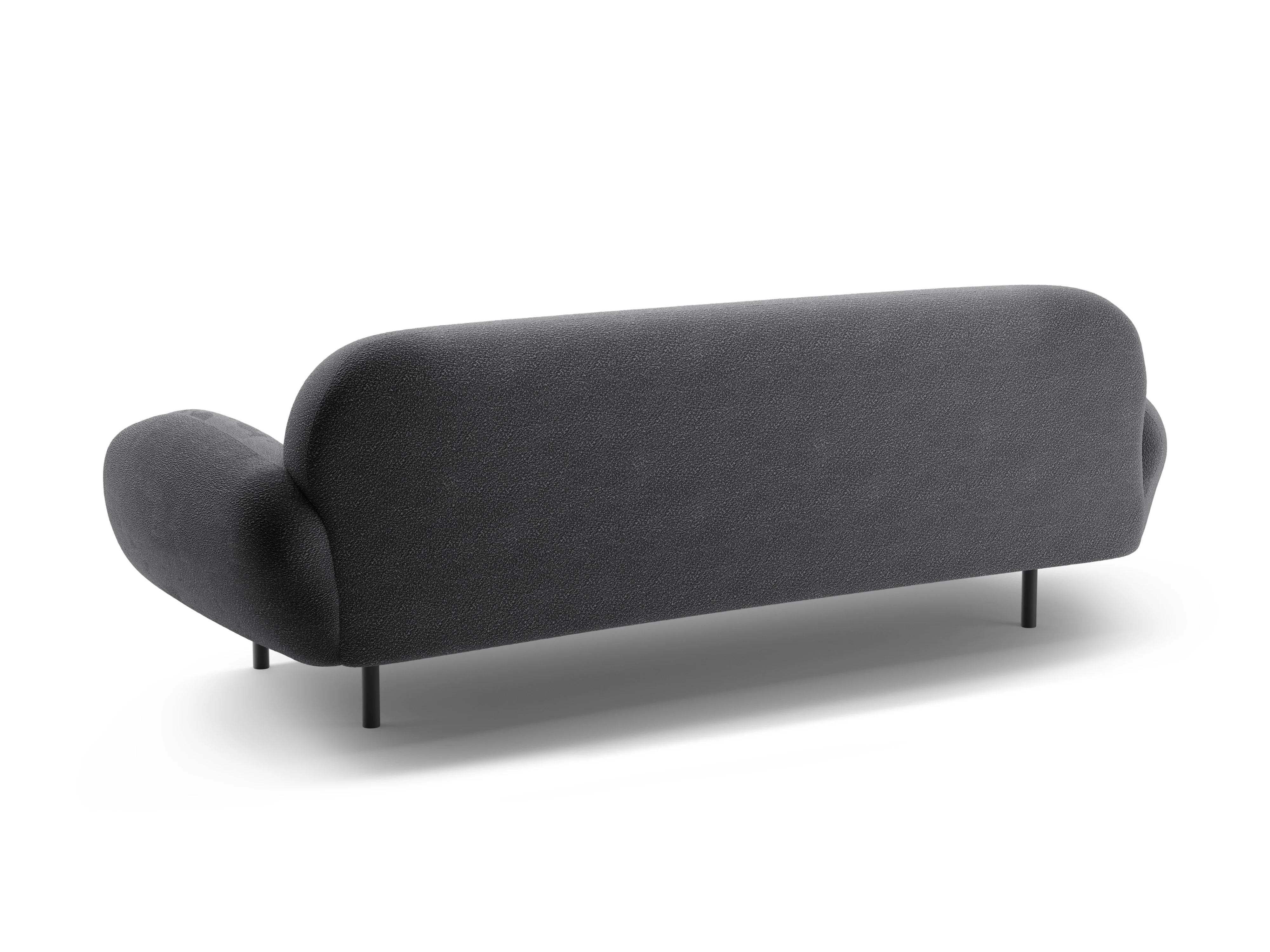 Sofa 3-osobowa POPPY ciemnoszary boucle - Image 4