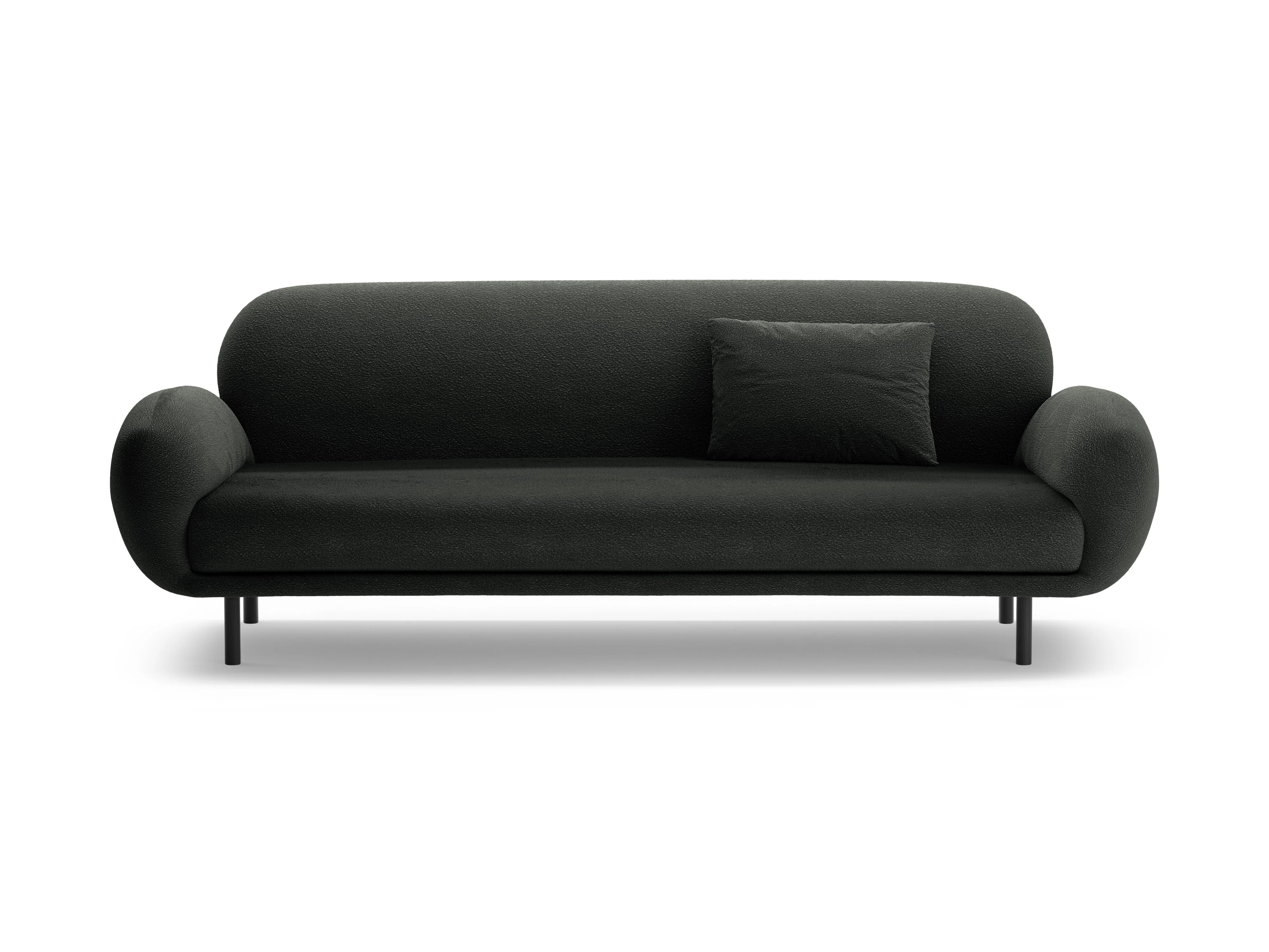 Sofa 3-osobowa POPPY czarny boucle - Image 5