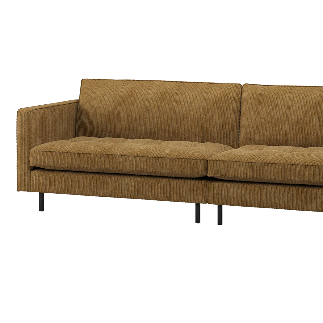 Sofa 3-osobowa RODEO CLASSIC miodowy sztruks - Image 2