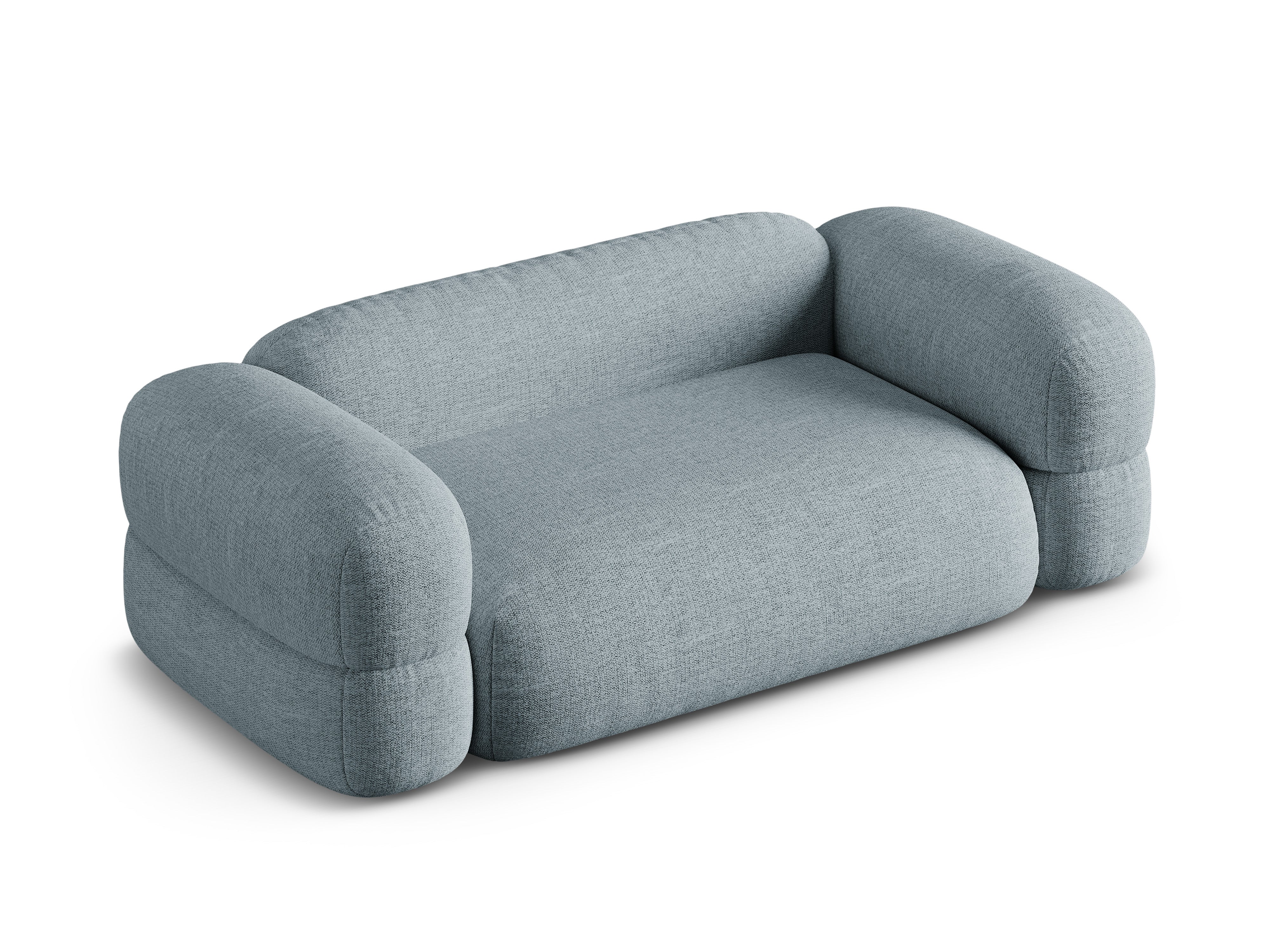 Sofa 3-osobowa ROGER błękitny szenil - Image 4