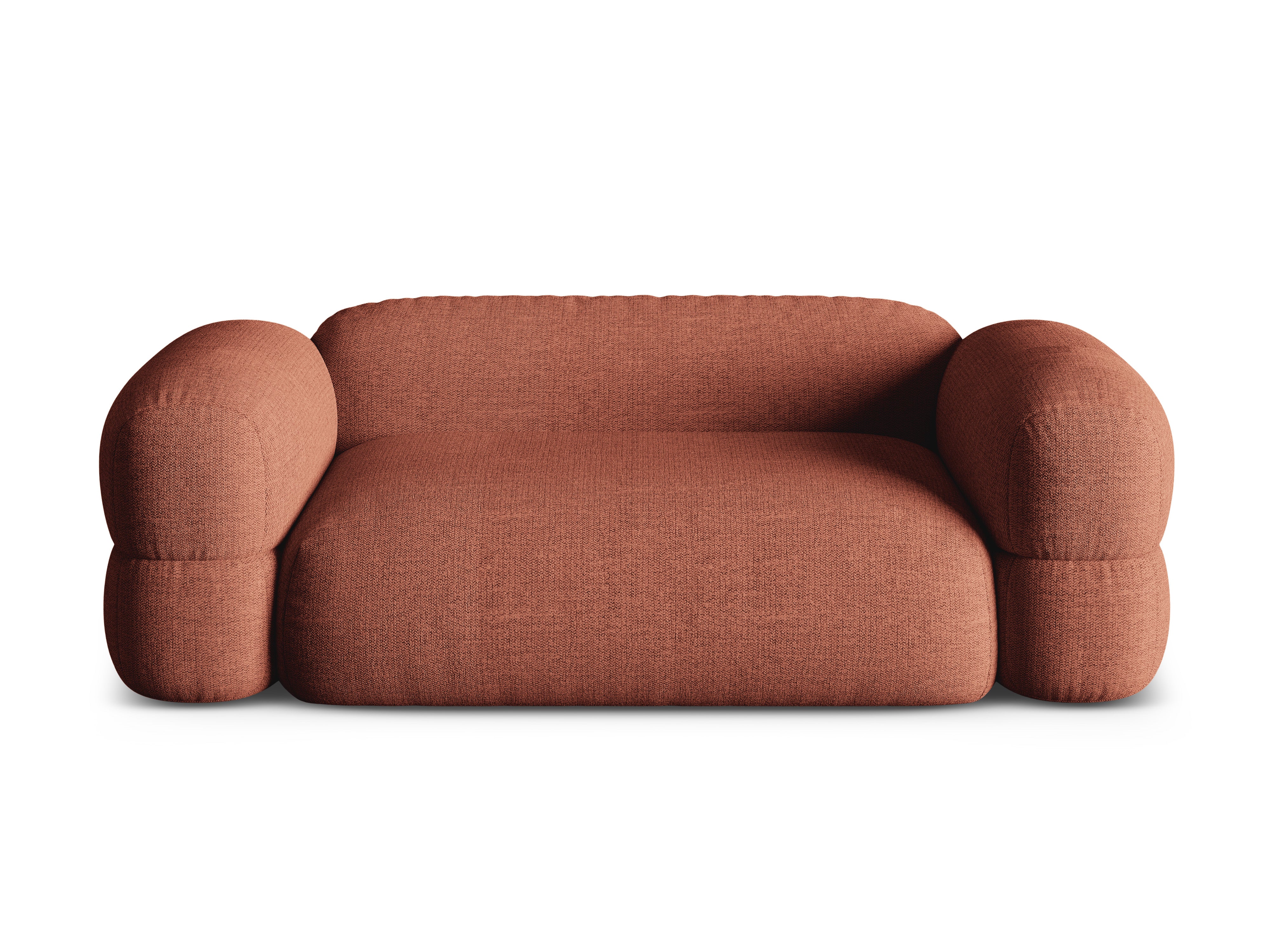Sofa 3-osobowa ROGER koralowy szenil - Image 3