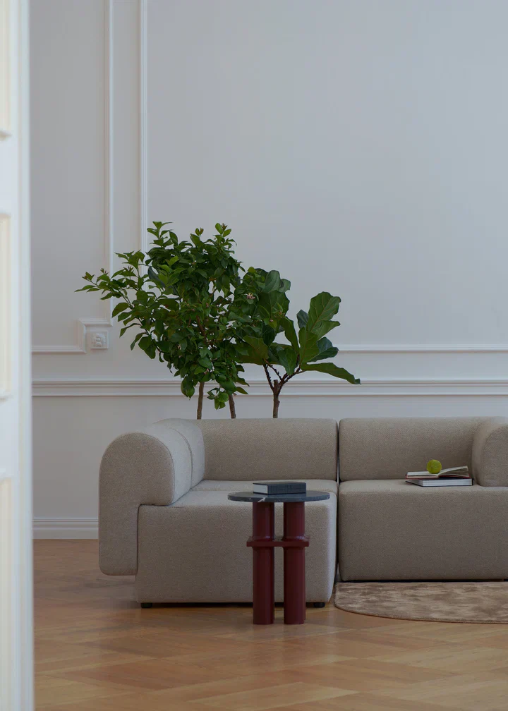 Sofa 3-osobowa TORI biały bouclé - Image 3