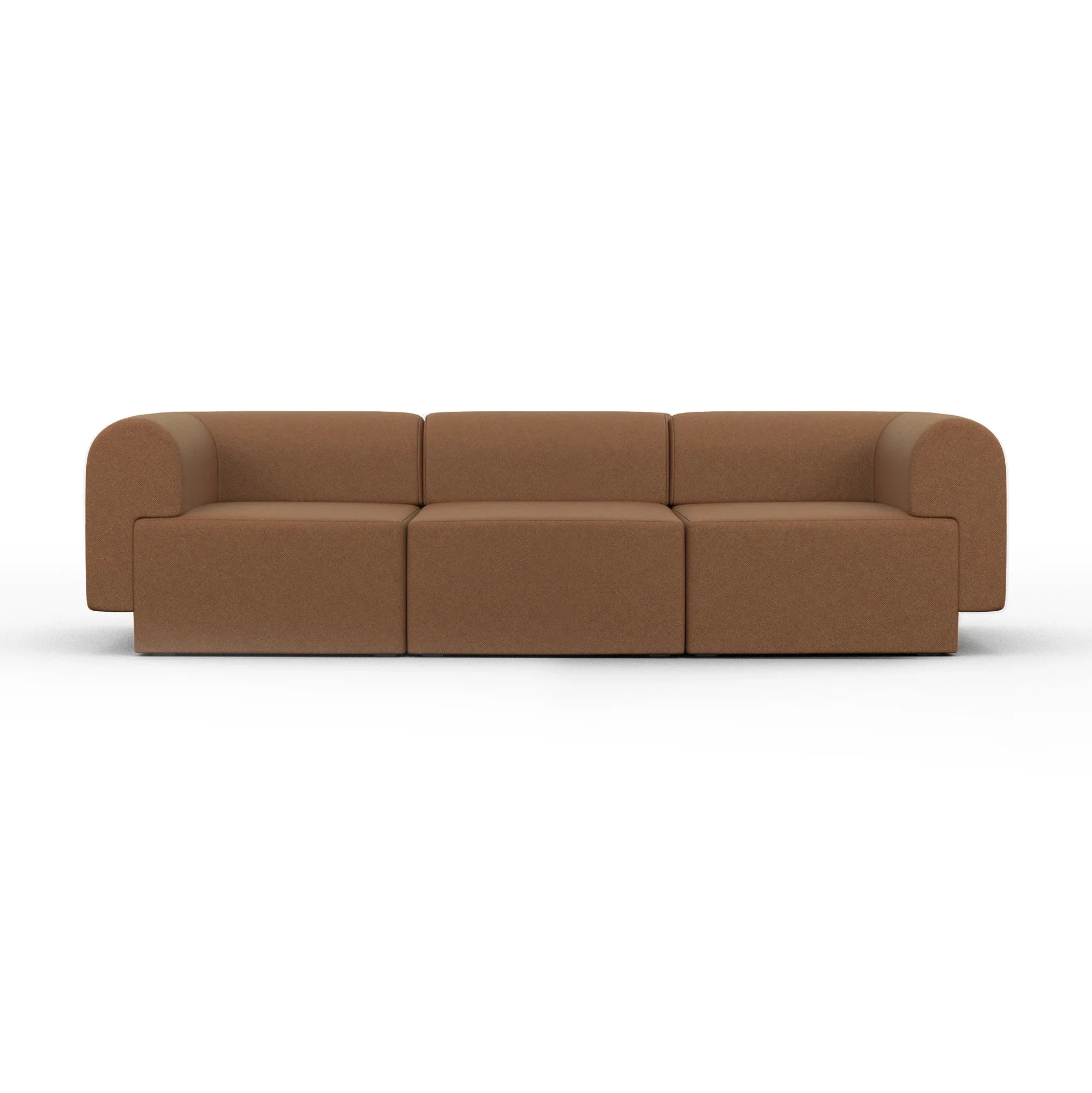 Sofa 3-osobowa TORI rdzawy