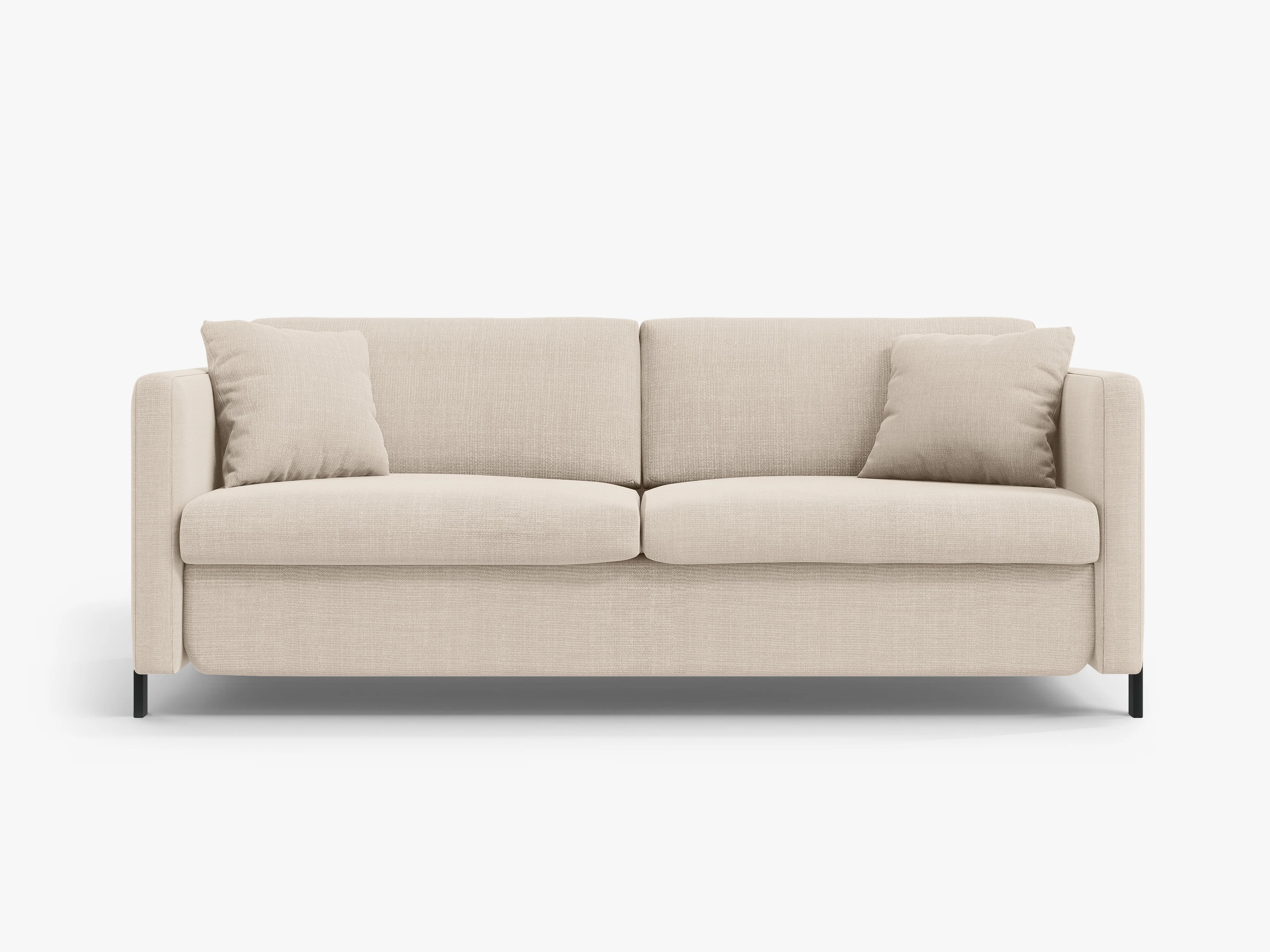Sofa 3-osobowa z funkcją spania GLORIA beżowy szenil - Image 3