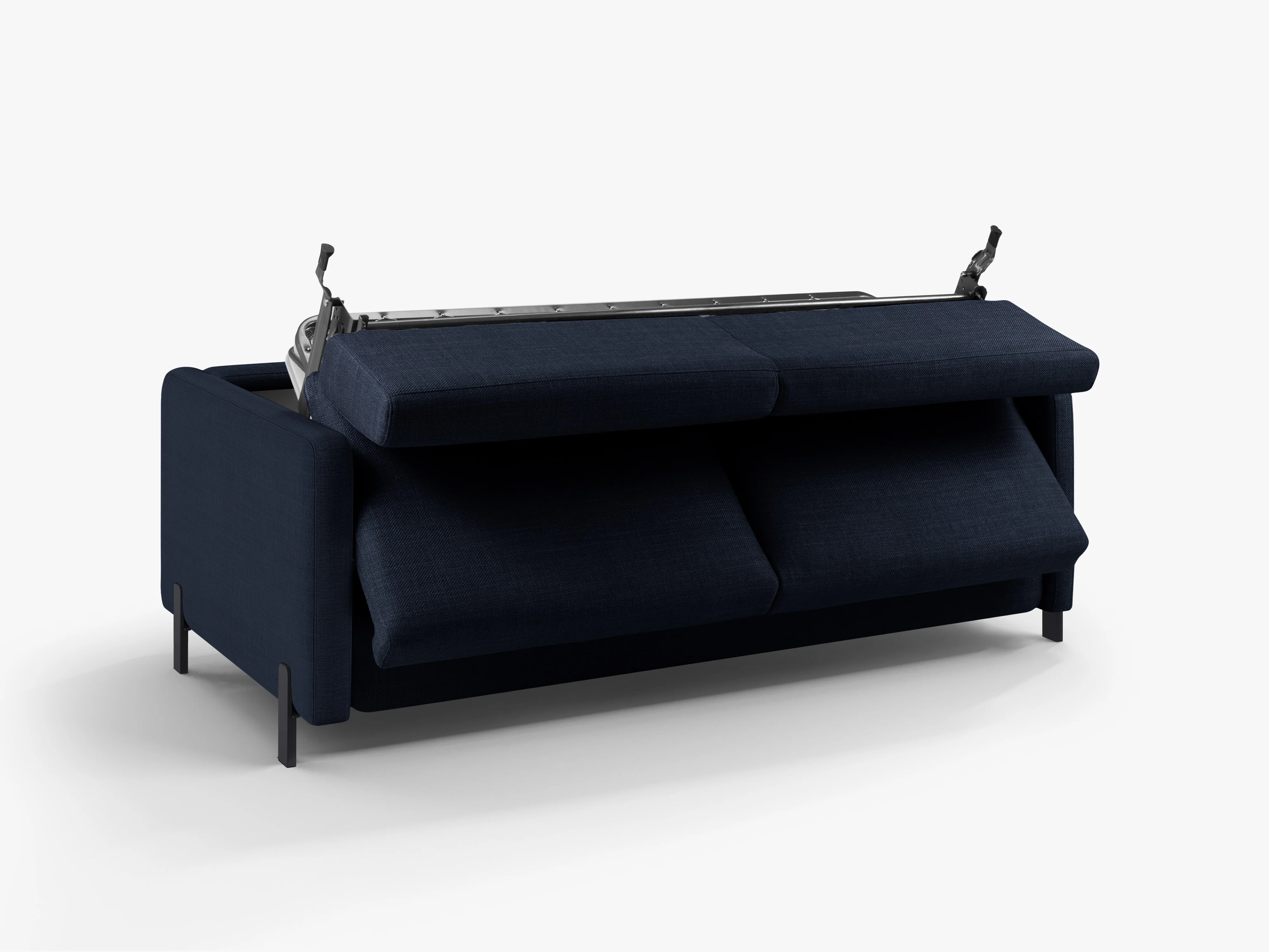 Sofa 3-osobowa z funkcją spania GLORIA niebieski szenil - Image 9
