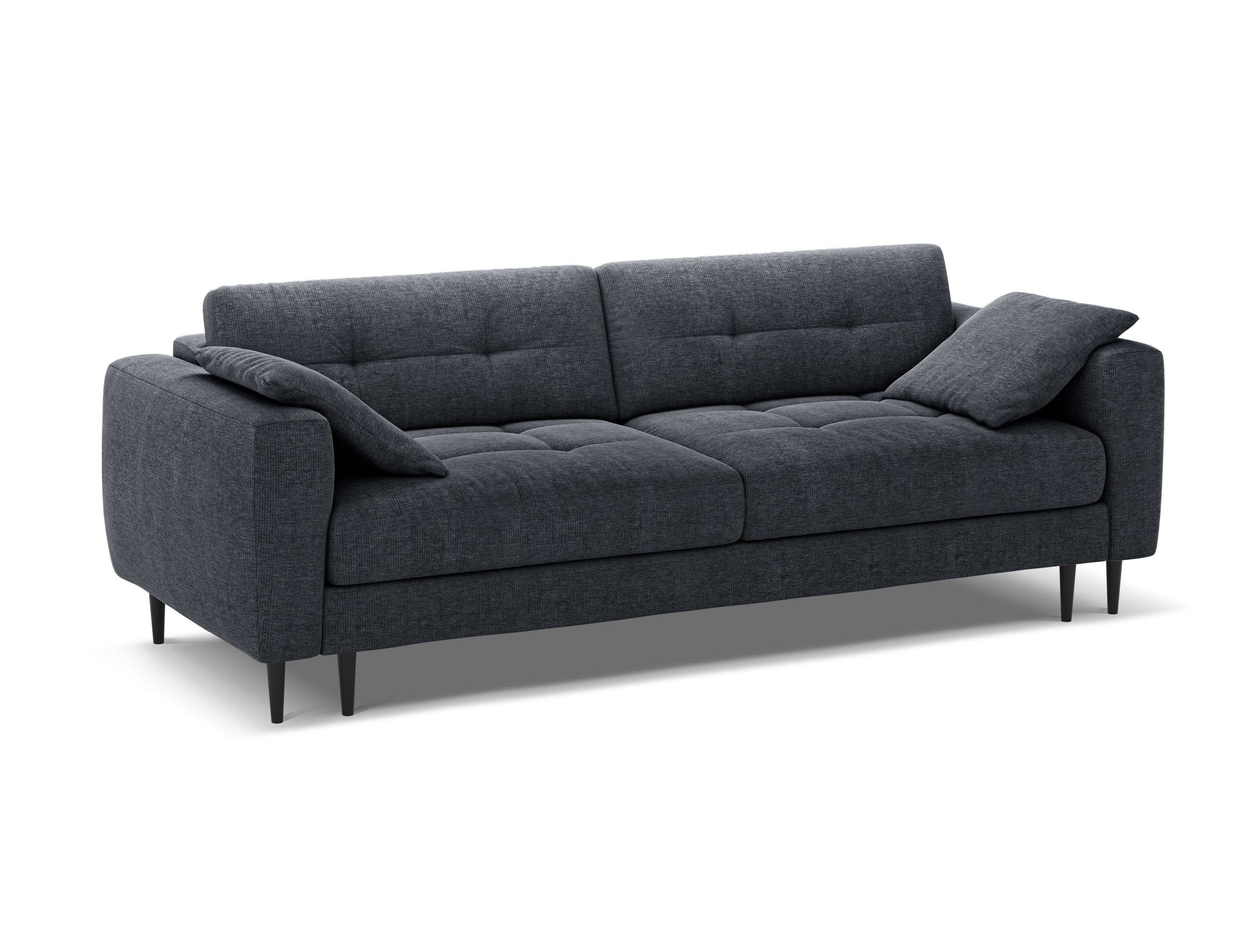 Sofa 3-osobowa z funkcją spania BEMY ciemny niebieski