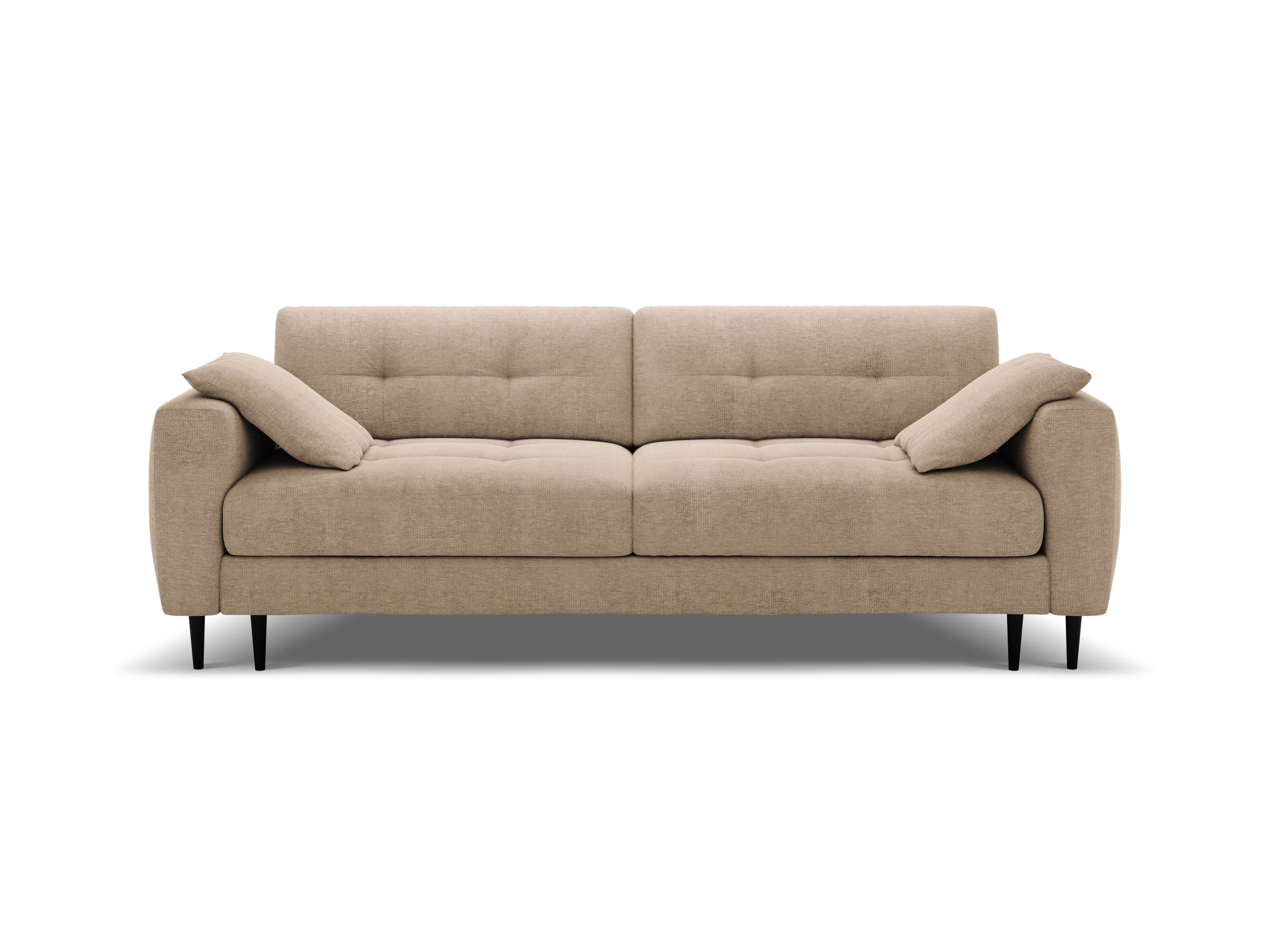 Sofa 3-osobowa z funkcją spania BEMY piaskowy - Image 2