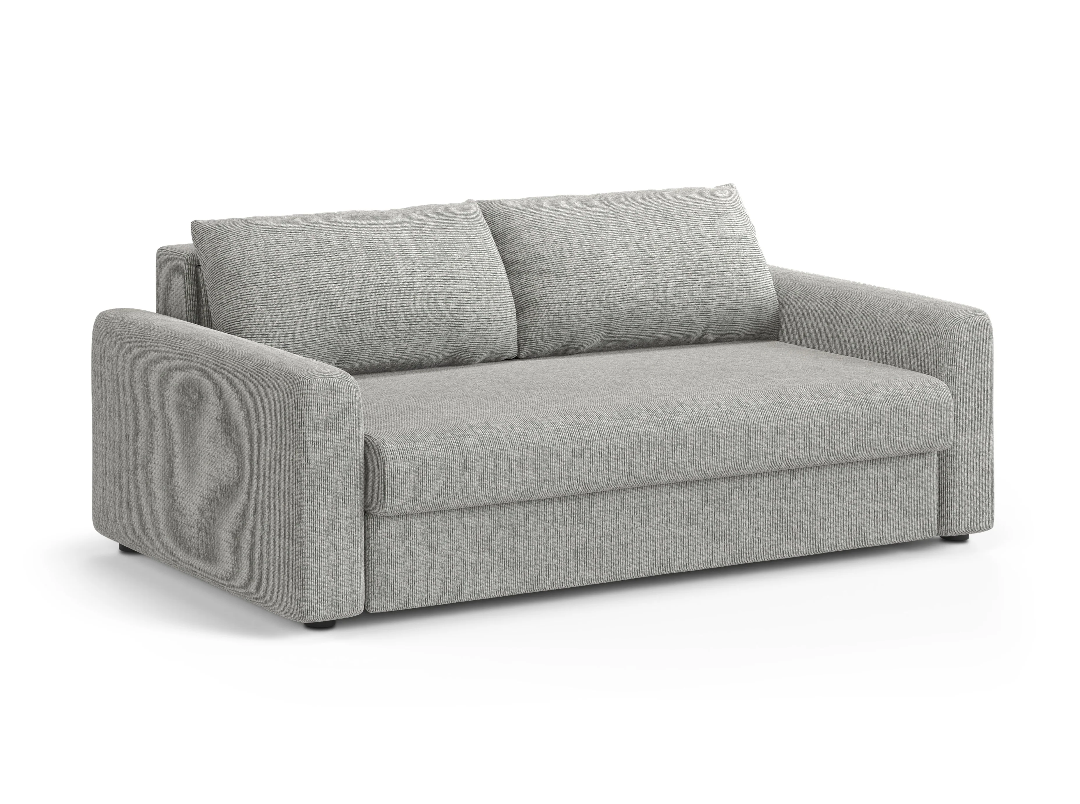 Sofa 3-osobowa z funkcją spania DAVID ciepły szary melanż