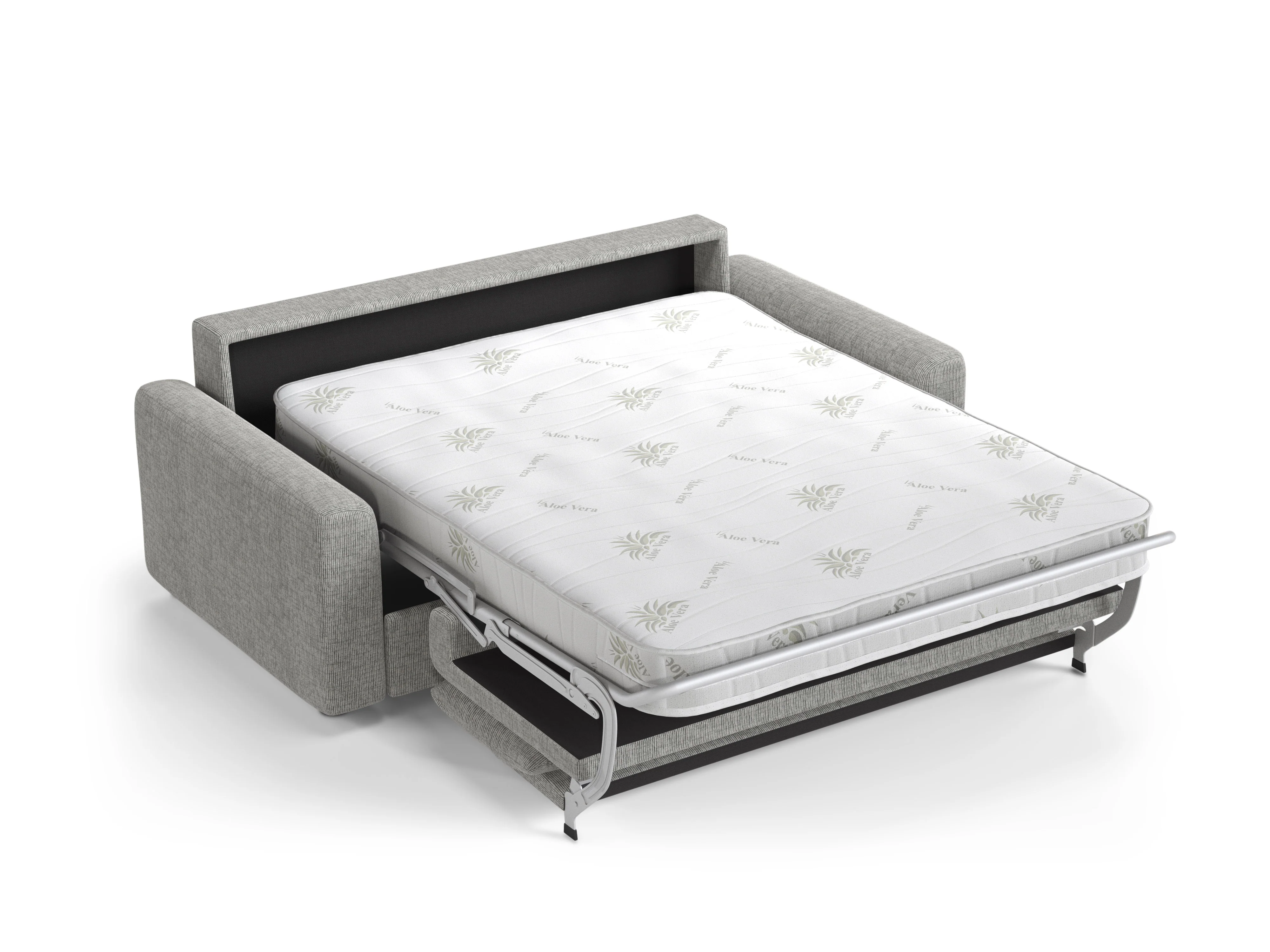 Sofa 3-osobowa z funkcją spania DAVID ciepły szary melanż - Image 4