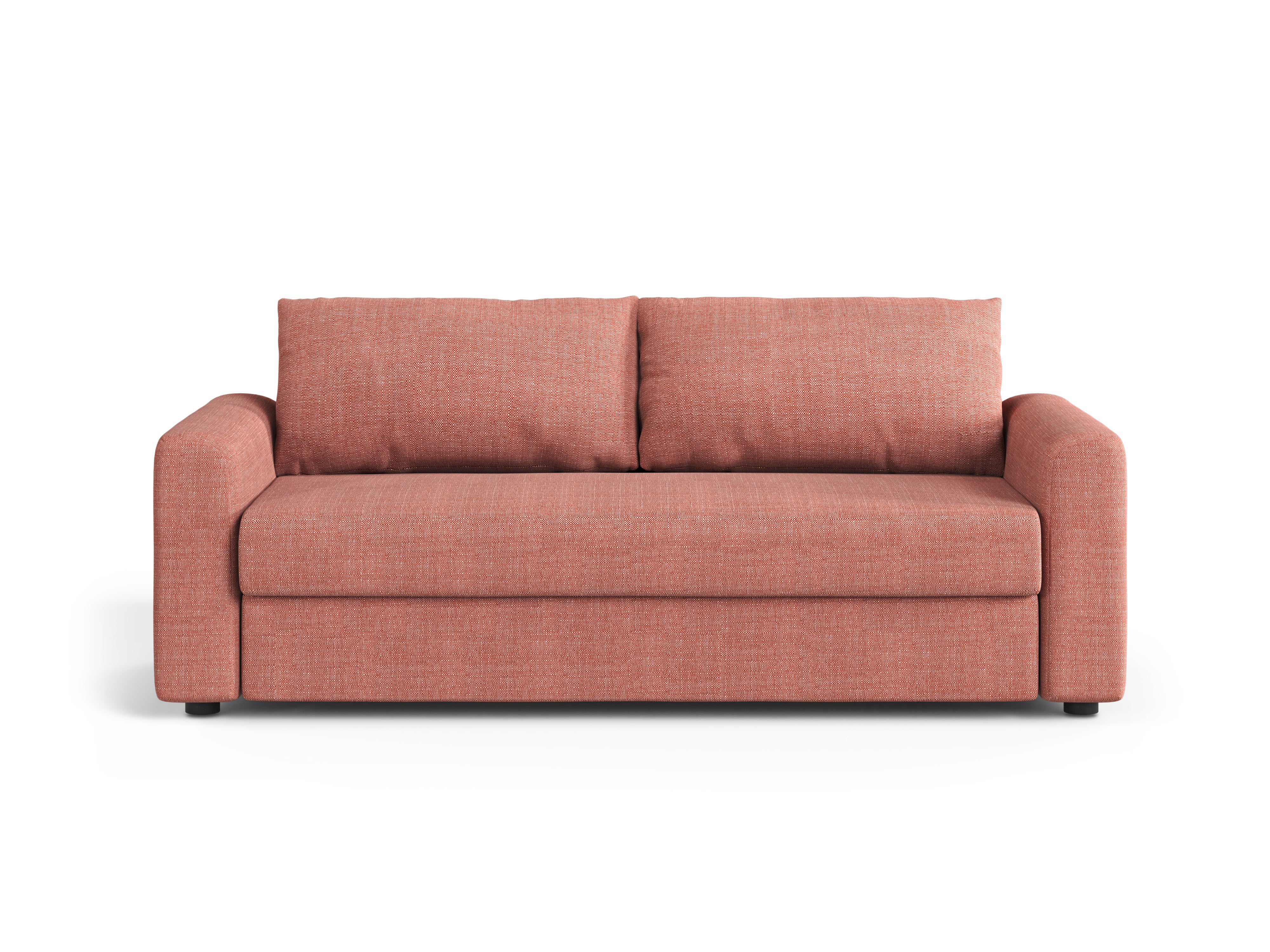 Sofa 3-osobowa z funkcją spania DAVID czerwony - Image 2