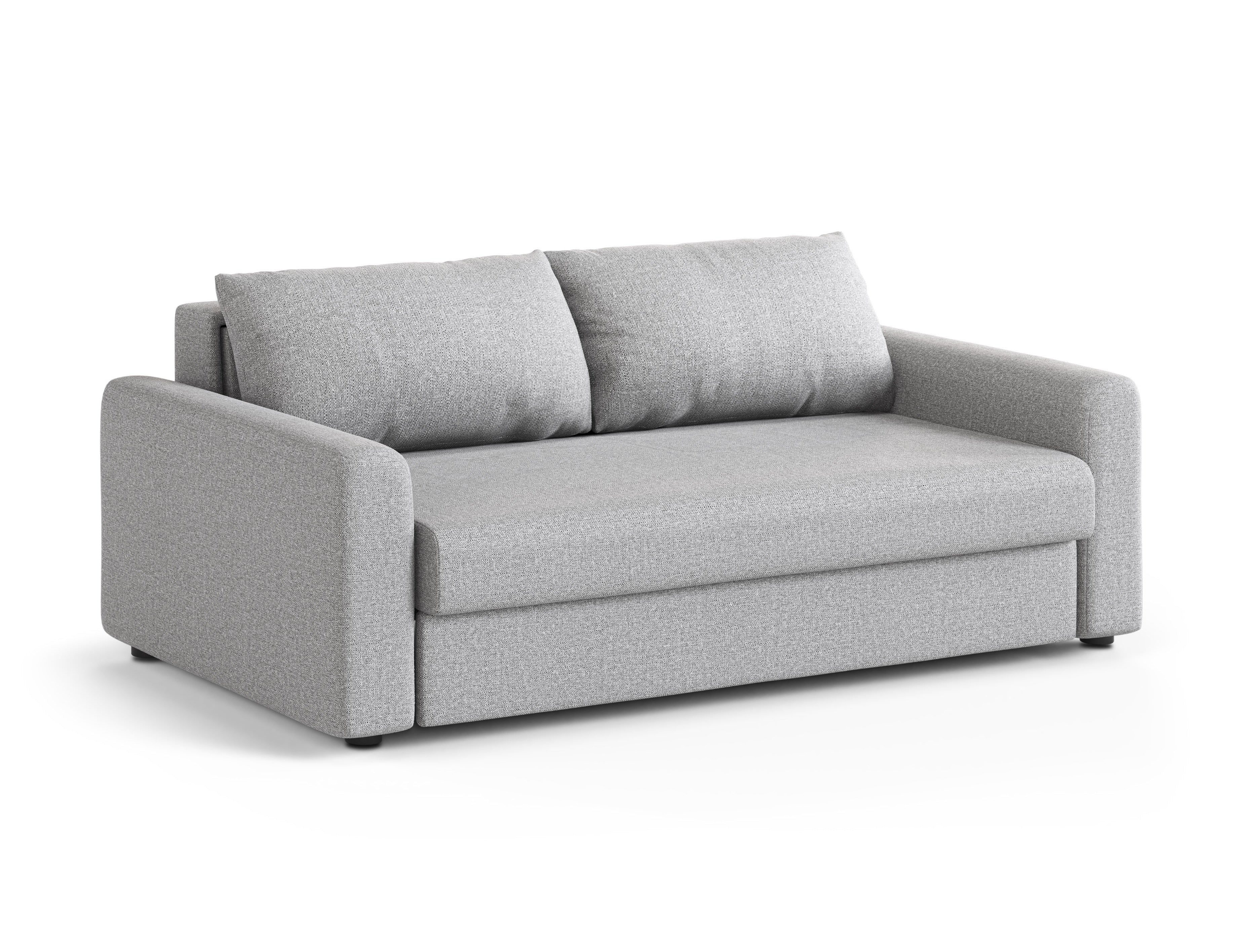 Sofa 3-osobowa z funkcją spania DAVID jasny szary