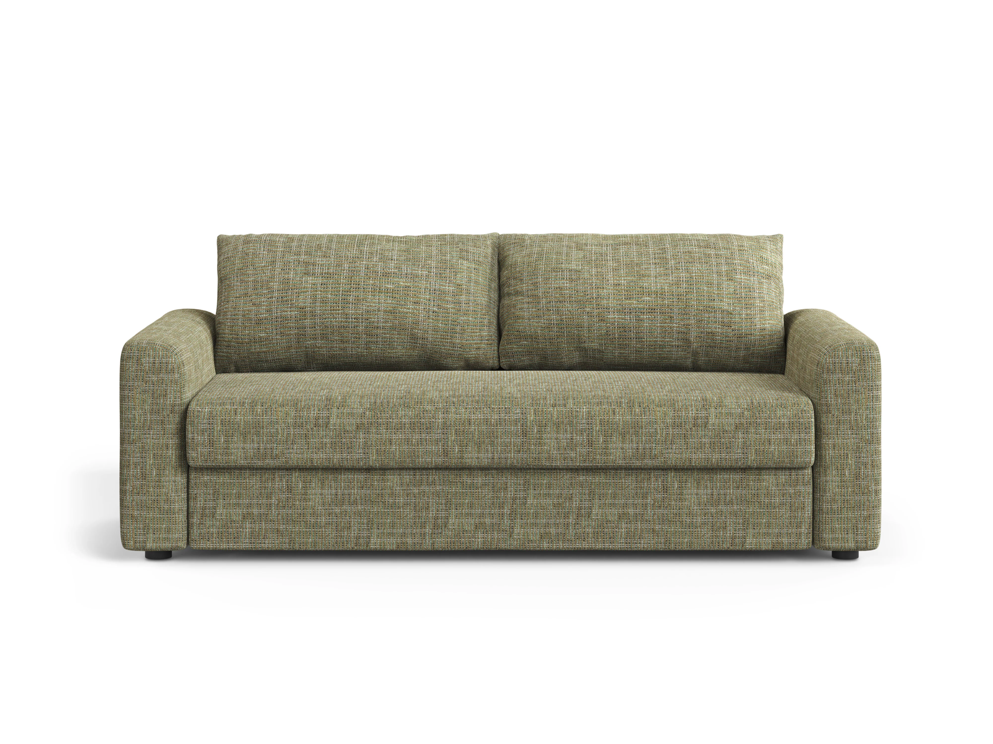 Sofa 3-osobowa z funkcją spania DAVID oliwkowy melanż - Image 2