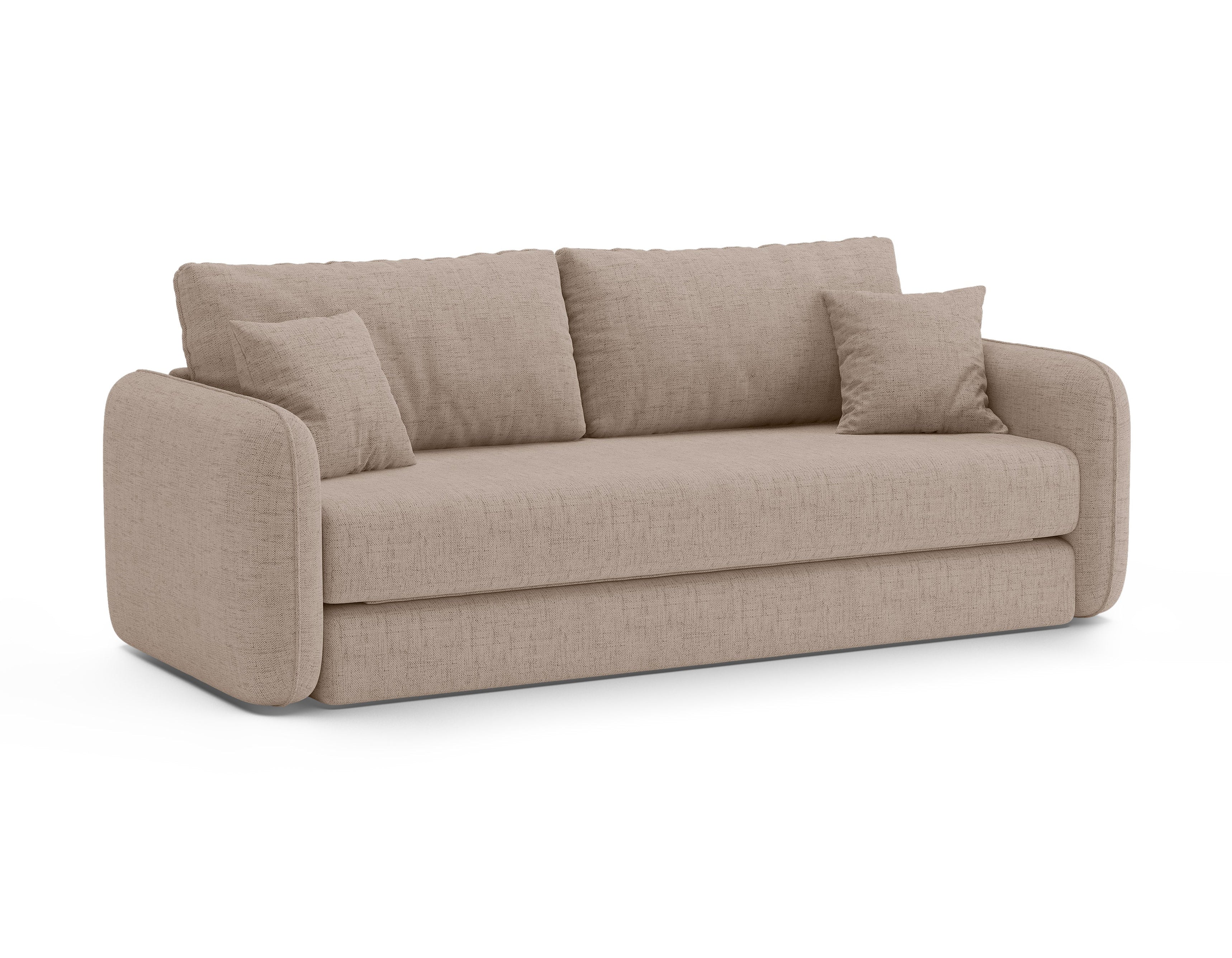 Sofa 3-osobowa z funkcją spania DORMI cappuccino