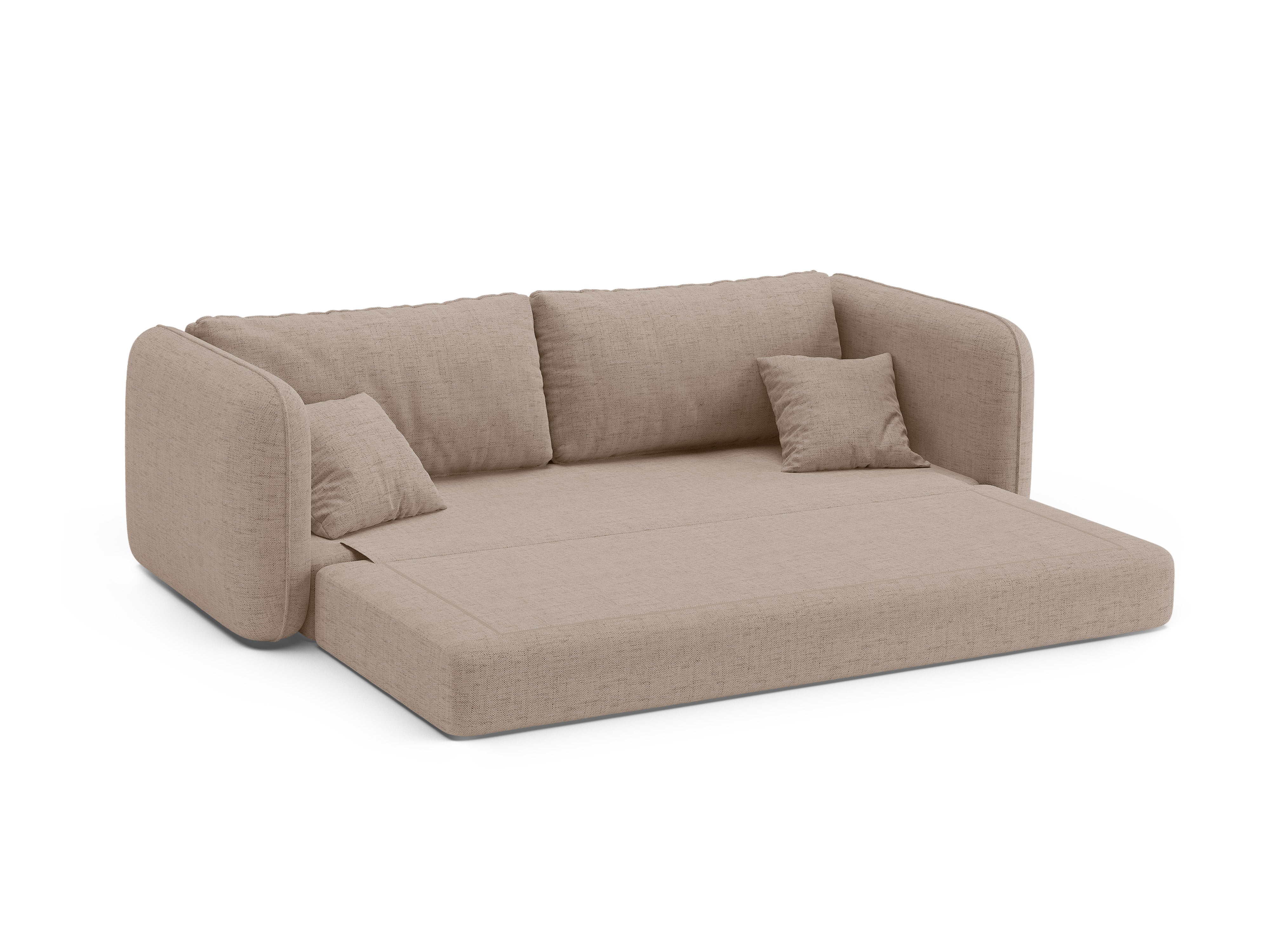 Sofa 3-osobowa z funkcją spania DORMI cappuccino - Image 6